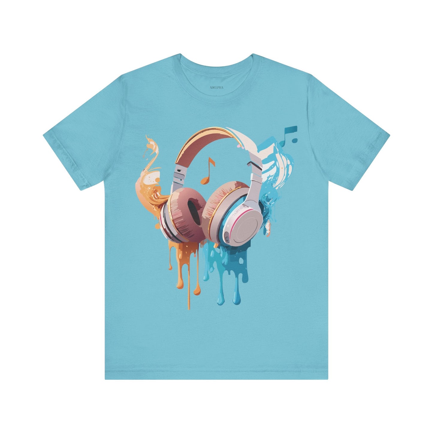 Unisex Graphic T Shirt With Vintage Music Inspired Artwork From Adelpha Short Sleeve Tee