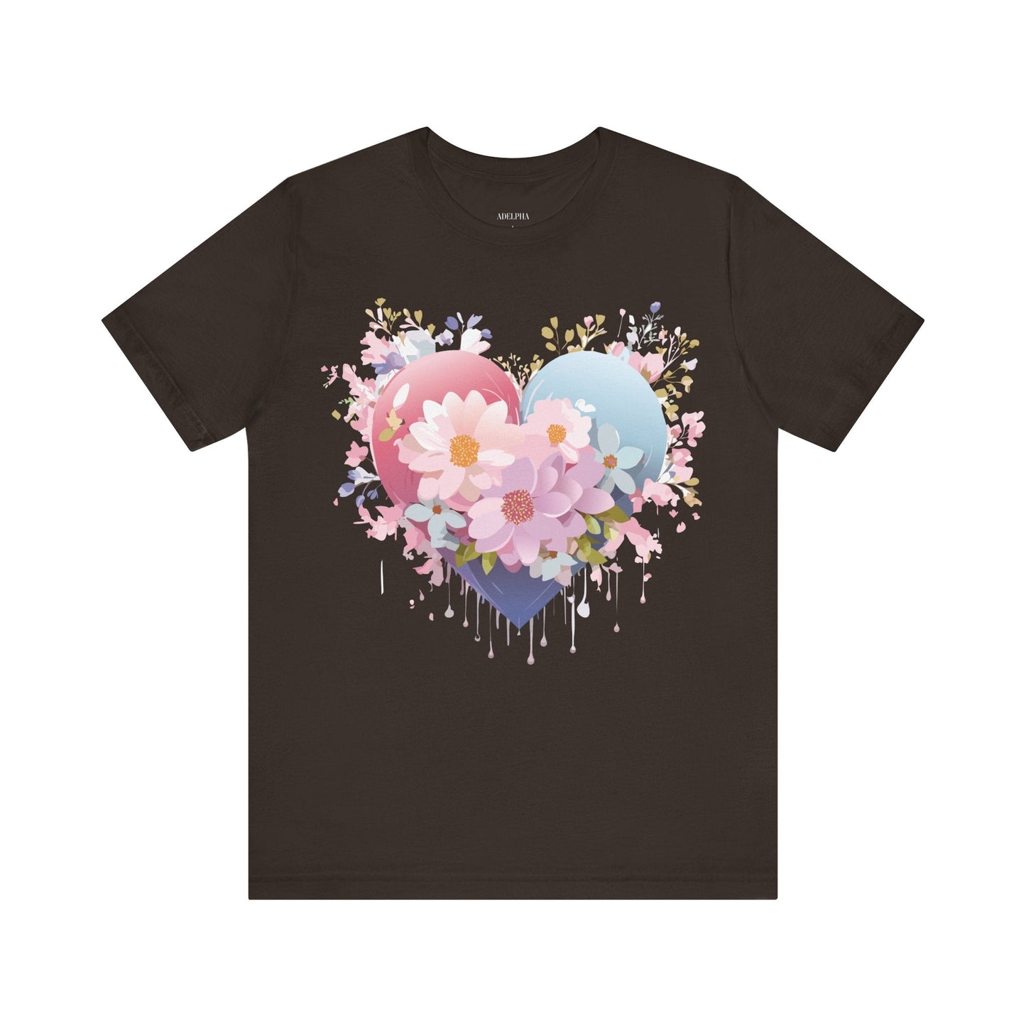 Valentine Graphic Tee Unisex Short Sleeve Vintage Inspired Artwork From Adelpha Premium Design