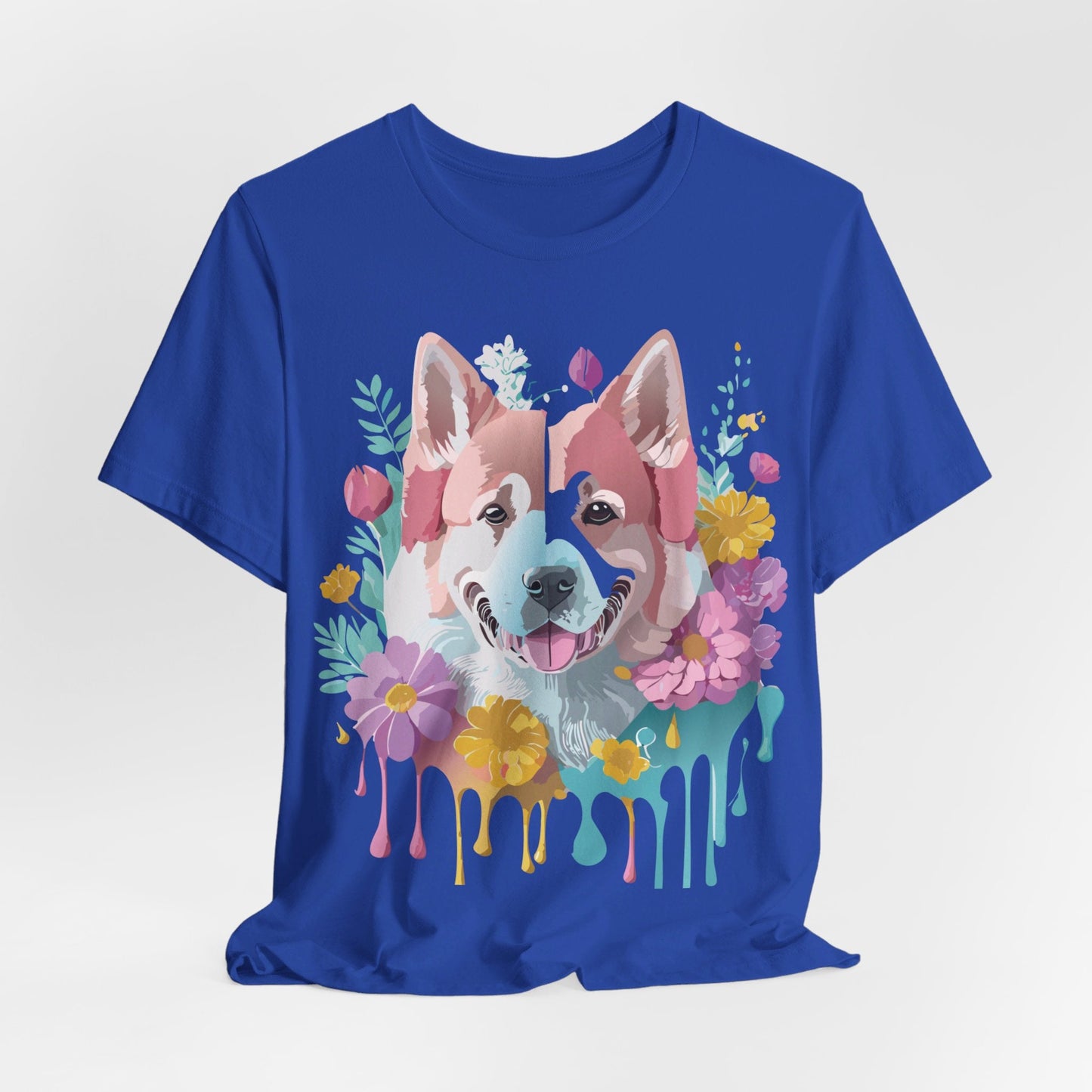 Dog Shirt Graphic Tee Unisex Short Sleeve Adelpha Art Design Vintage Inspired Artwork Edition