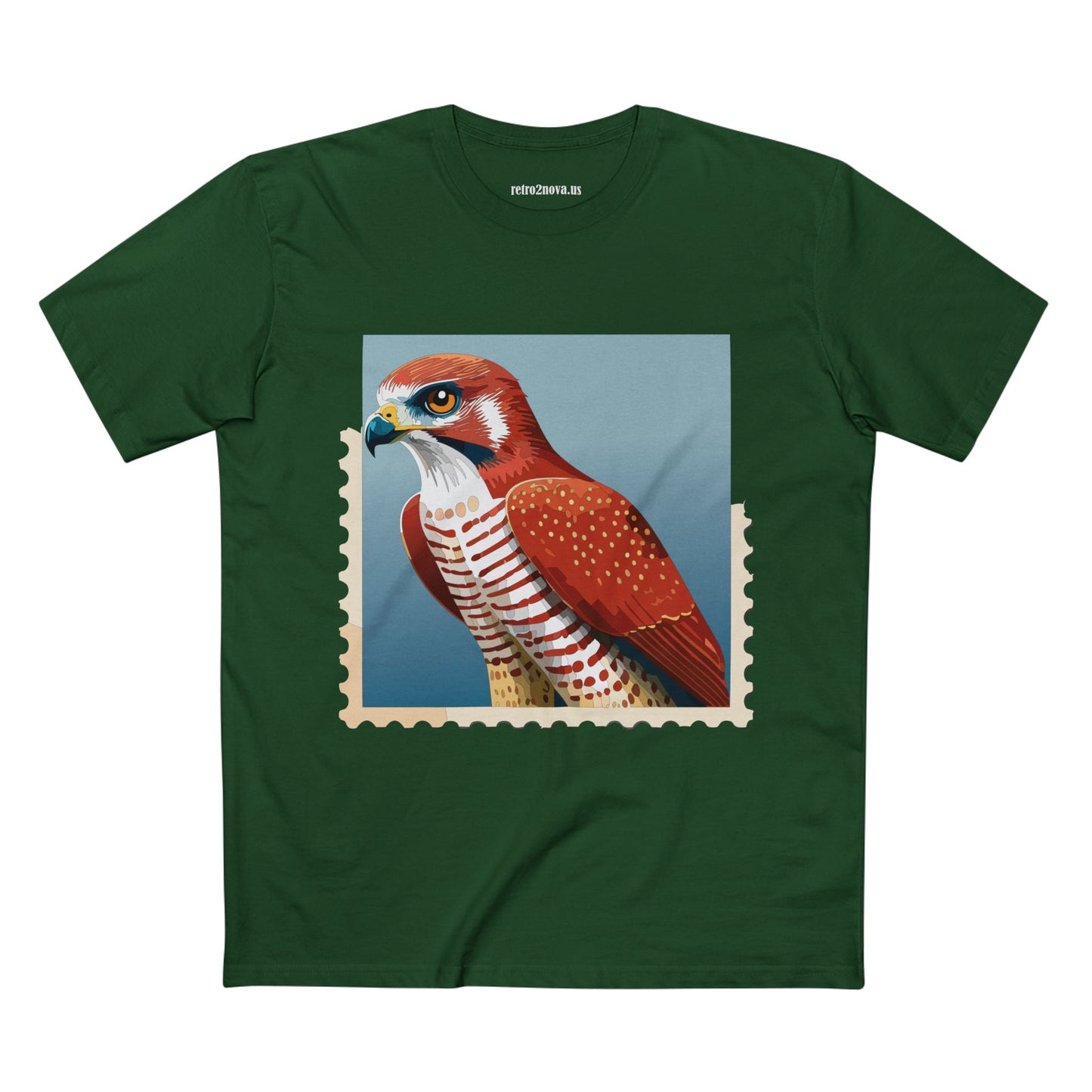 Postage Stamp Shirt Unisex Premium Cotton Tee With Original Art Design By Retro2Nova