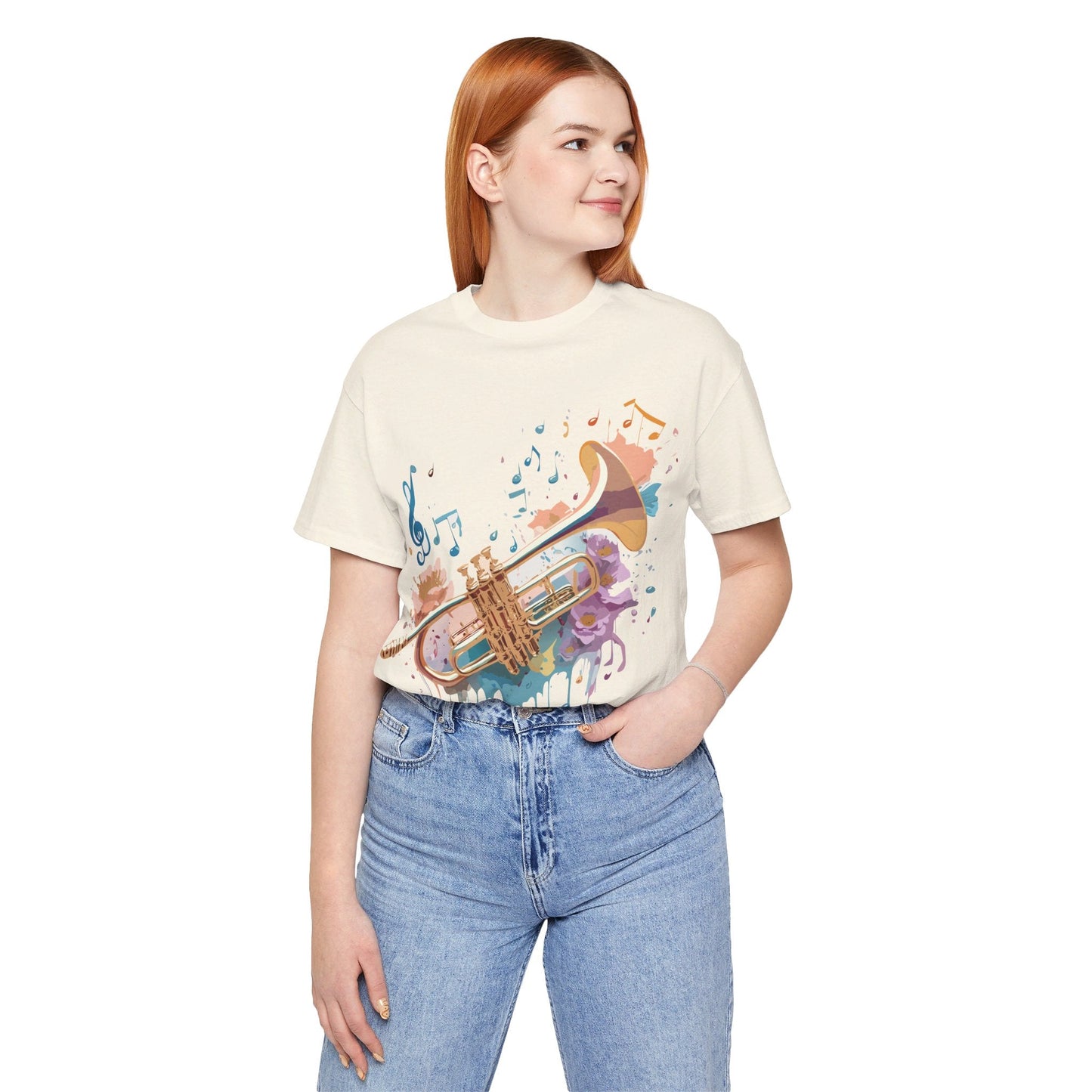 Music Graphic T Shirt Unisex Vintage Inspired Art Tee Adelpha Short Sleeve Design