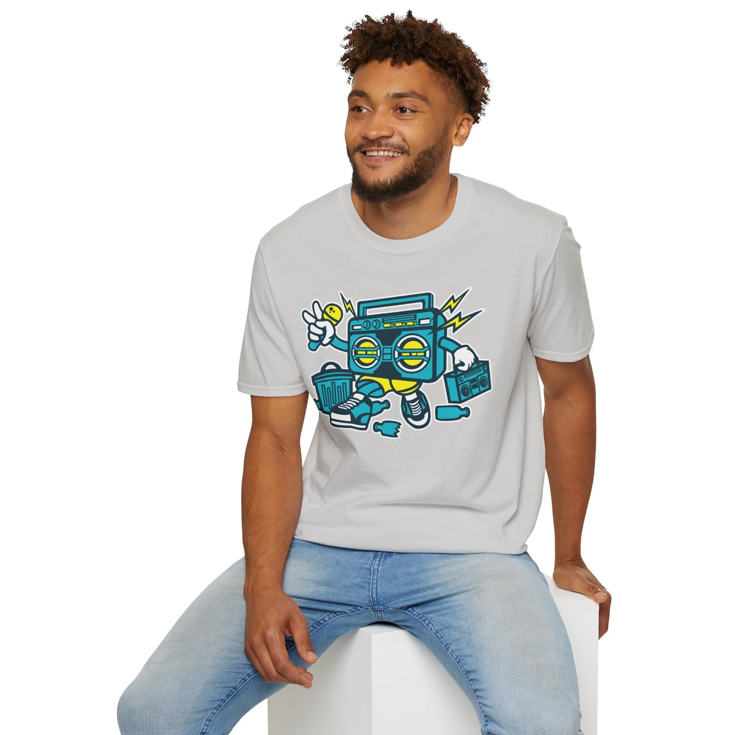 Cartoon T Shirt Animation Tee Funny Unisex Gildan Softstyle 64000 100 Percent Ring Spun Cotton