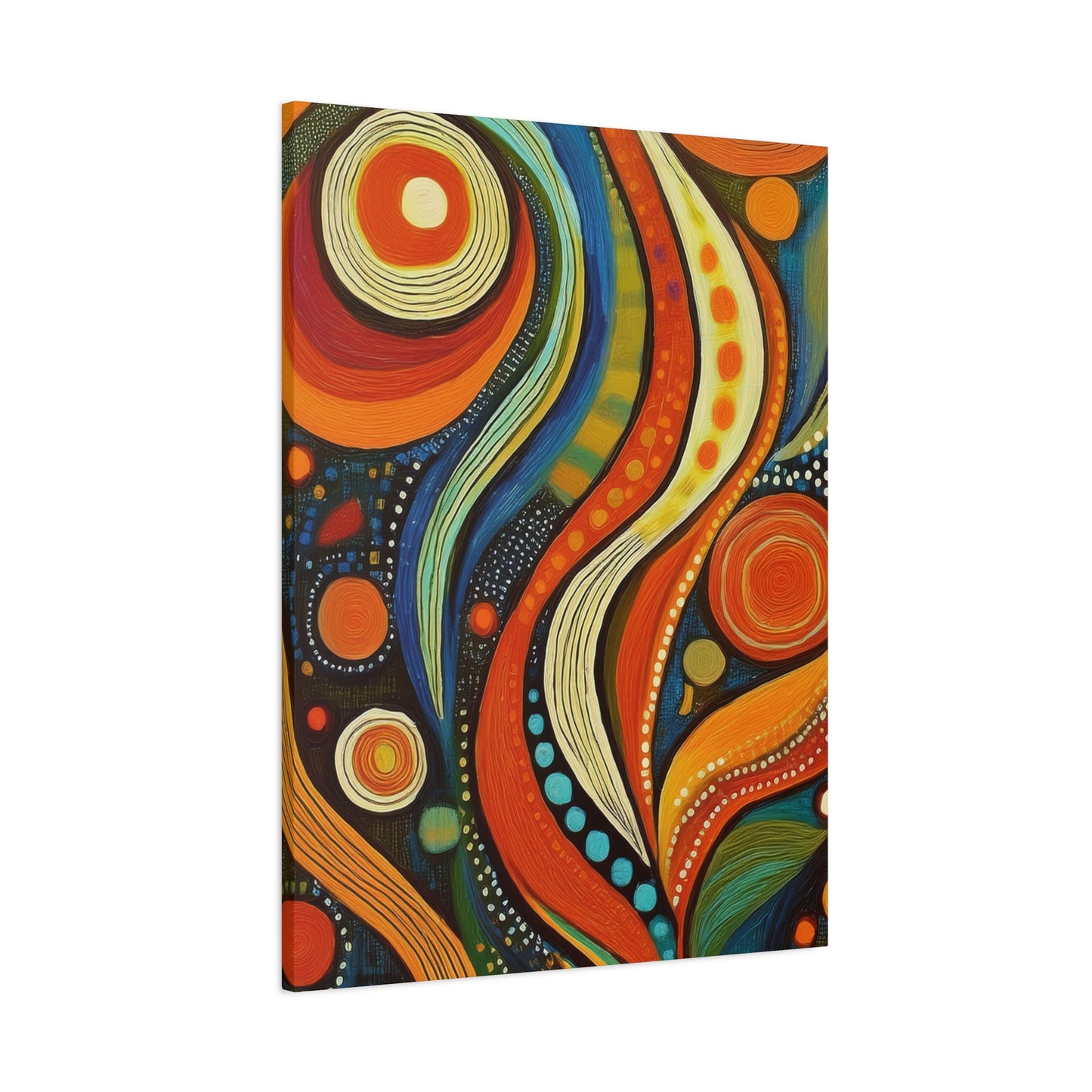 Abstract Oil Painting Print Canvas 20x24,20x30,24x30 24x32,24x36,30x40 32x48,36x48,40x60 Pine-Wood Inner Frame ABS-111