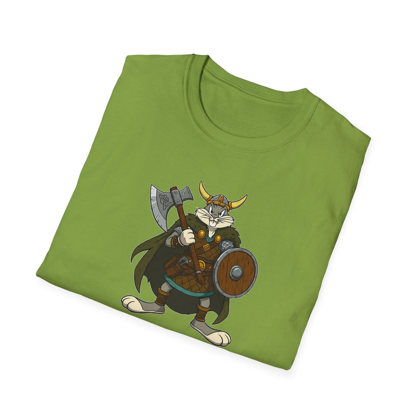 Bugs Bunny T Shirt Cartoon Design Unisex Graphic Tee Gildan Softstyle 64000 Animation Artwork