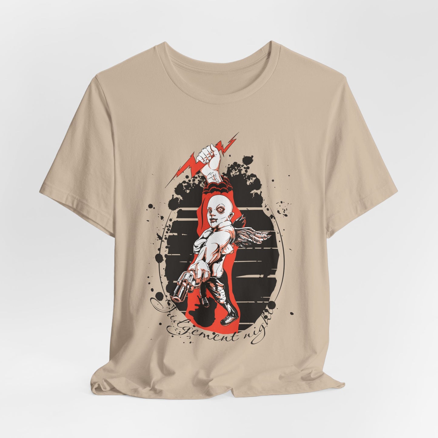 Judgment Night Tee, Artistic Tee, Graphic T-Shirt, Comic Tees, Artistic Comic T-Shirt, Vintage Top