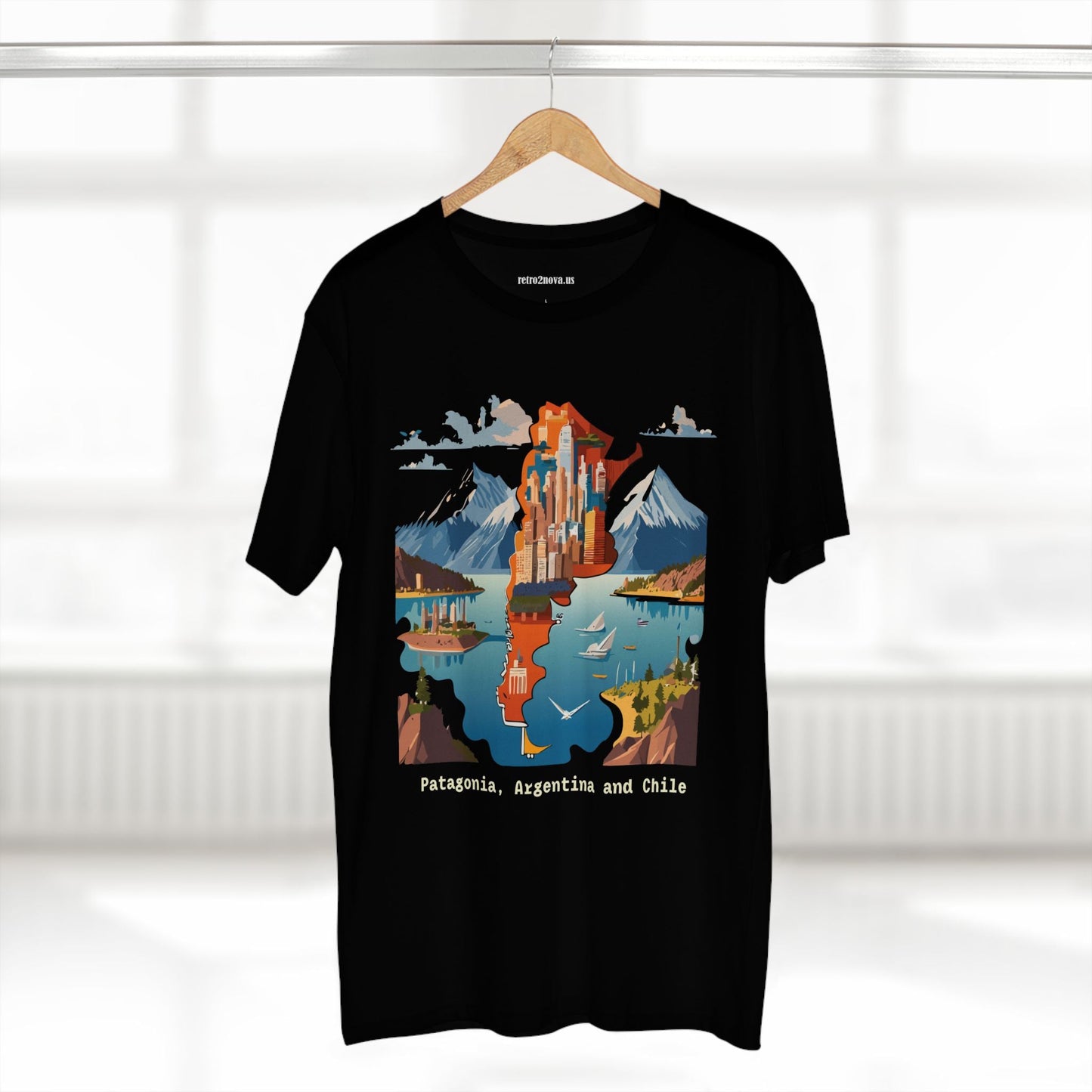 Travel Shirt For Tourists Unisex Premium Cotton Tee With Original Art Design By Retro2Nova