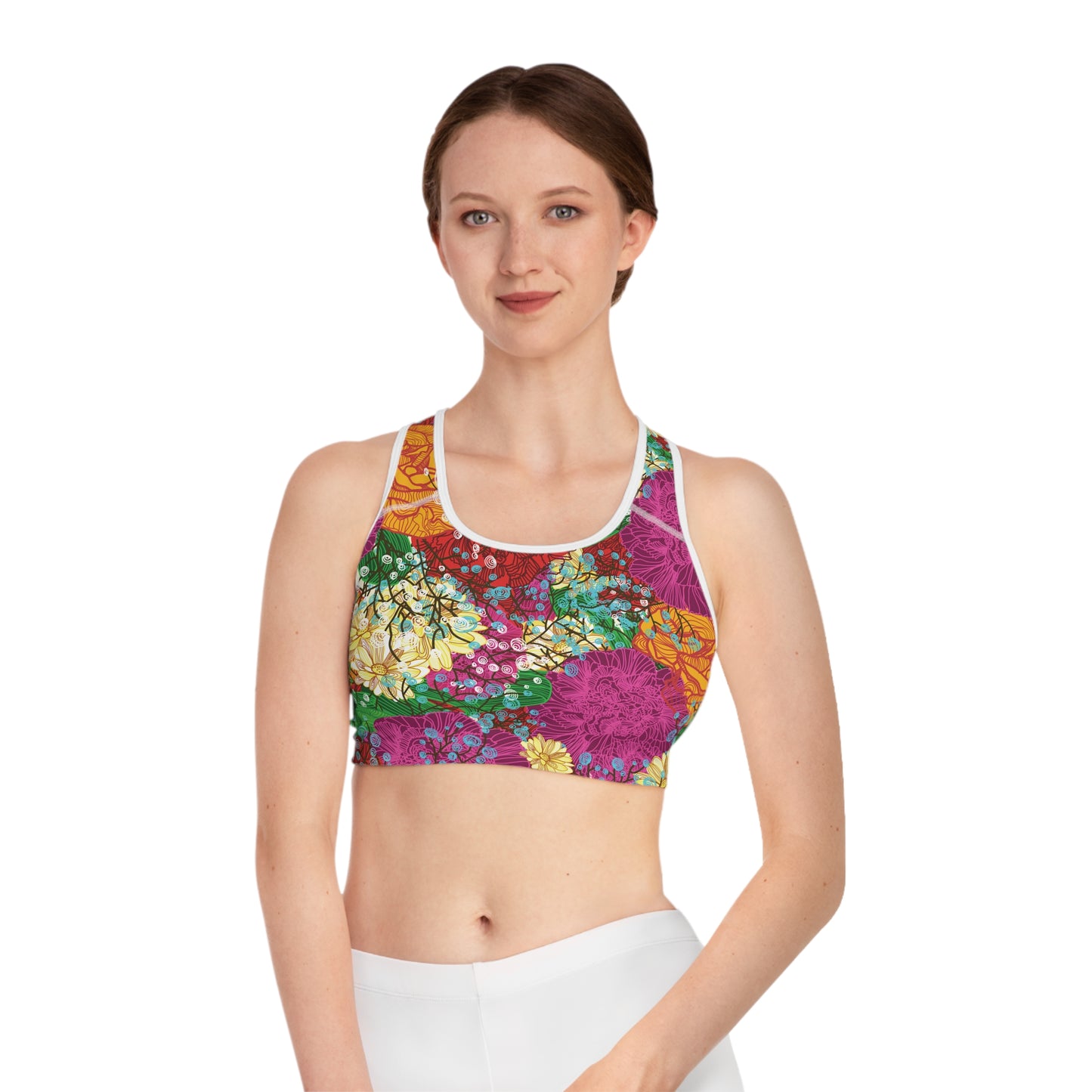 Sports Bra with Floral prints