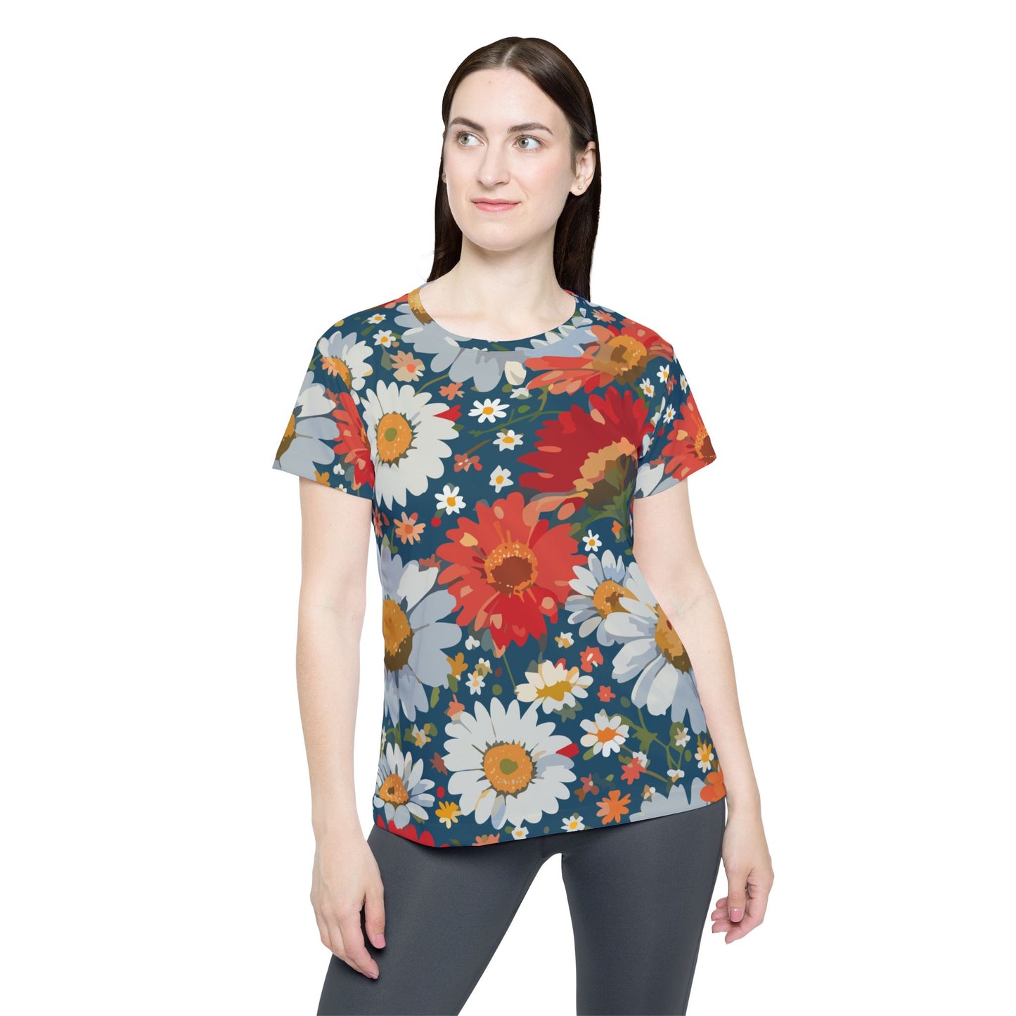 Floral Print Shirt, Shirt with Flowers