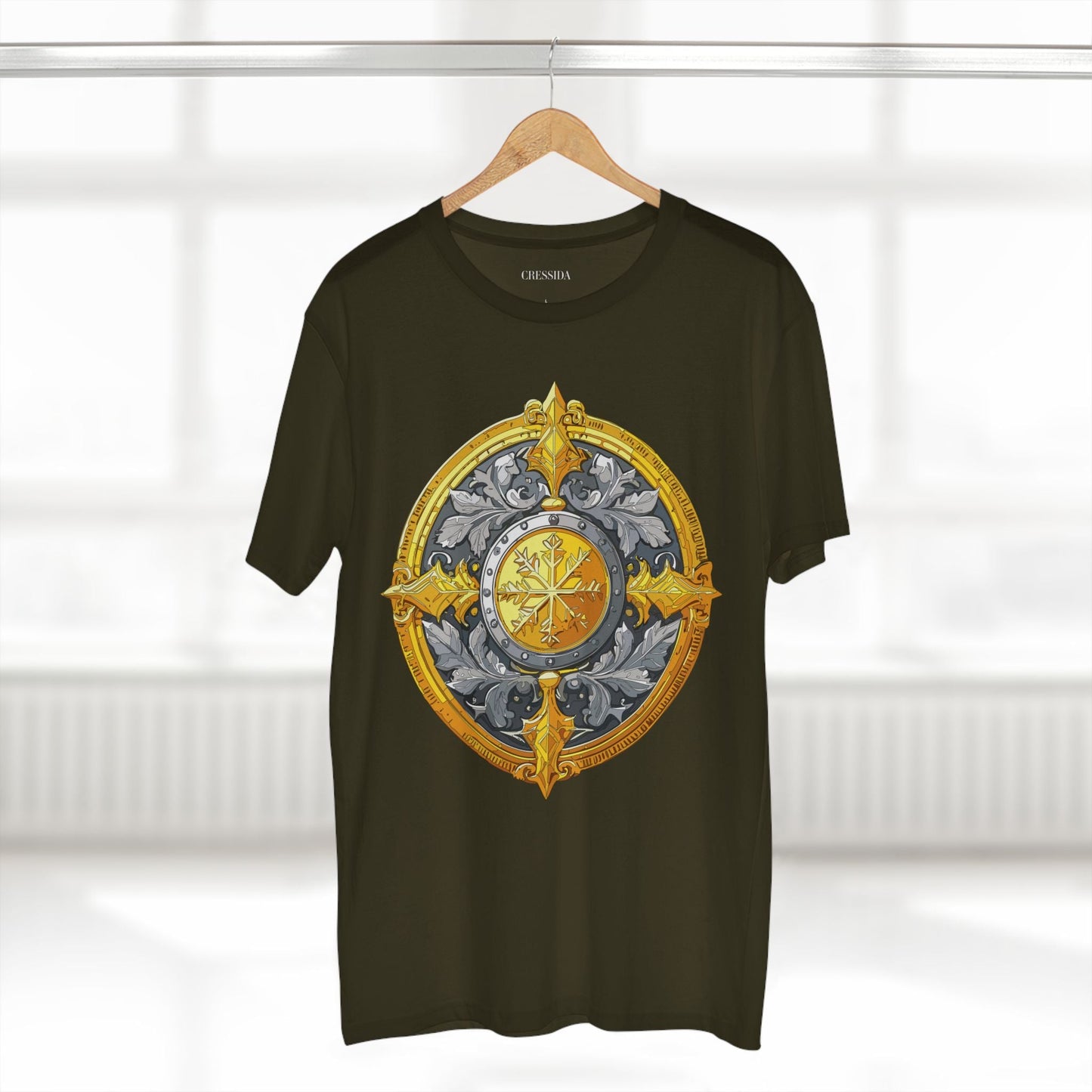 Antique Gold Coin Graphic Design T-Shirt Unisex 100 Cotton With Golden Print Artwork Tee 11