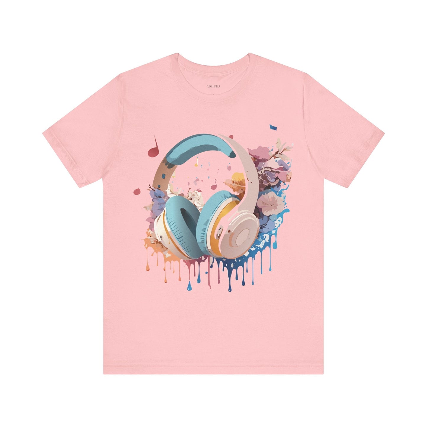 Unisex Graphic Tee Adelpha Art Design Vintage Music Inspired Short Sleeve Jersey Premium