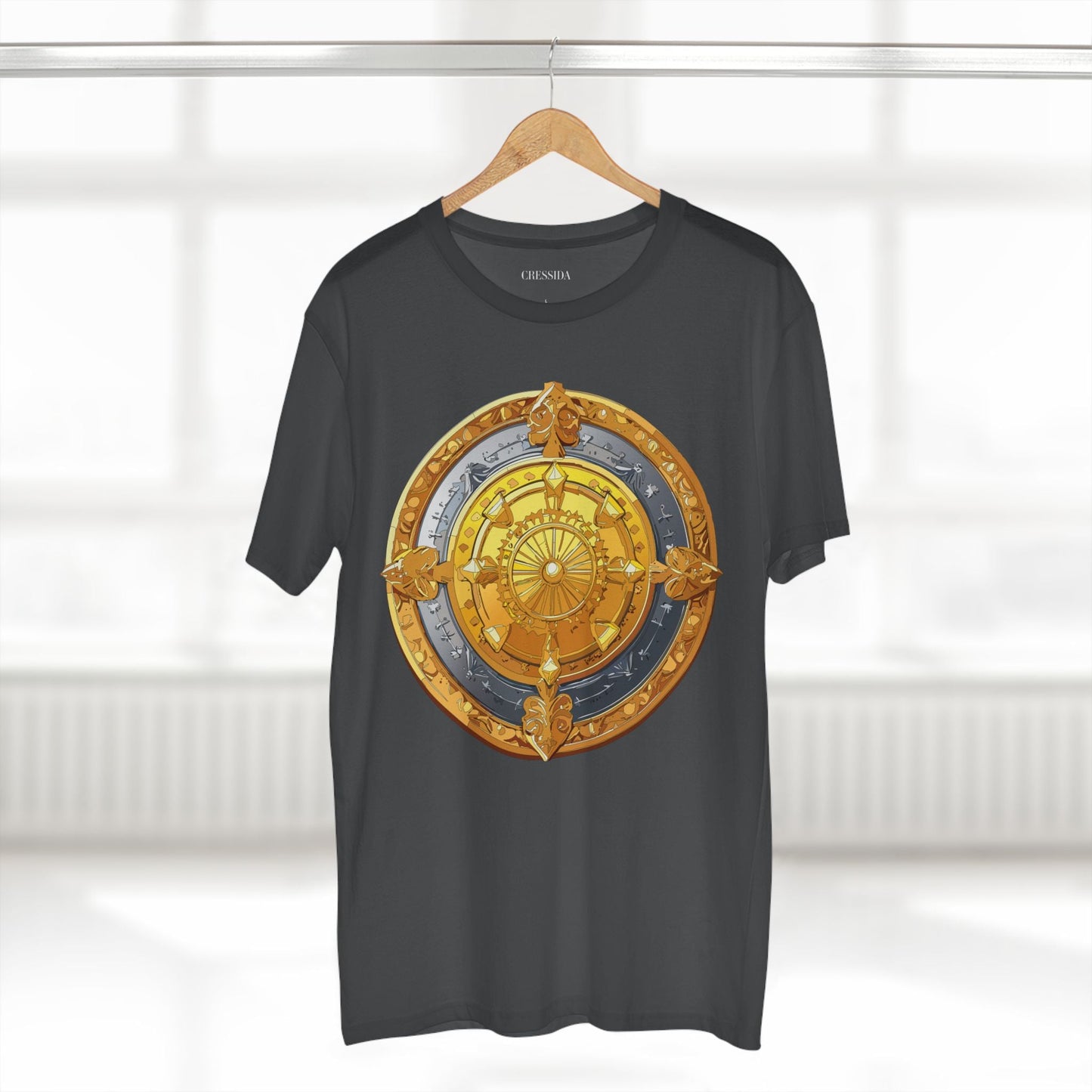 Antique Gold Coin Graphic Design T-Shirt Unisex 100 Cotton With Golden Print Artwork Tee 5