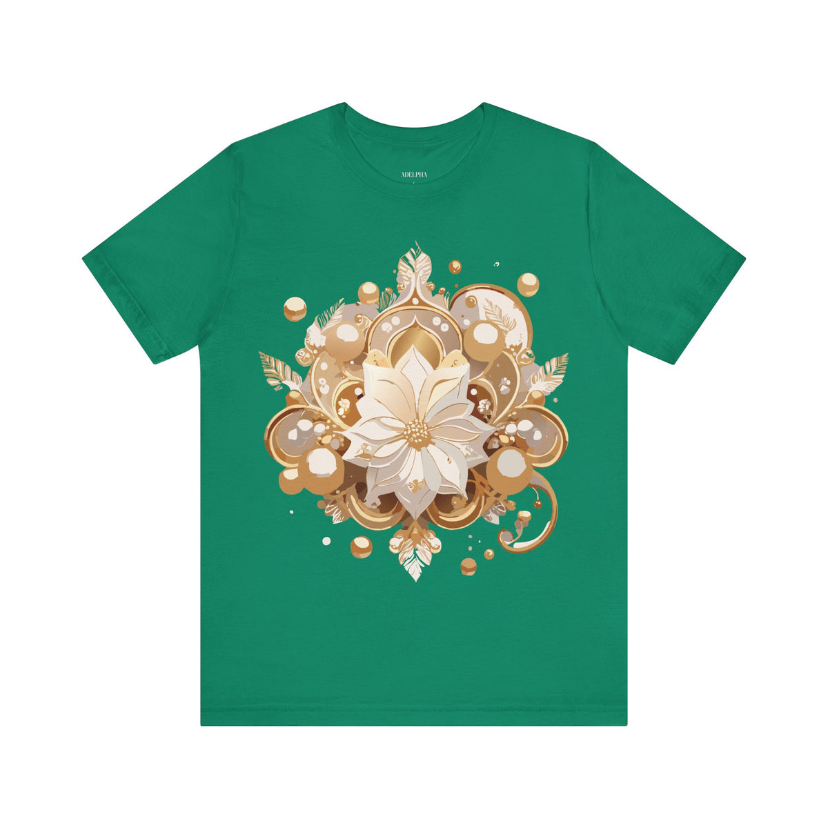 Jewelry Graphic Unisex Cotton Bella+Canvas Tee with Art Design n125