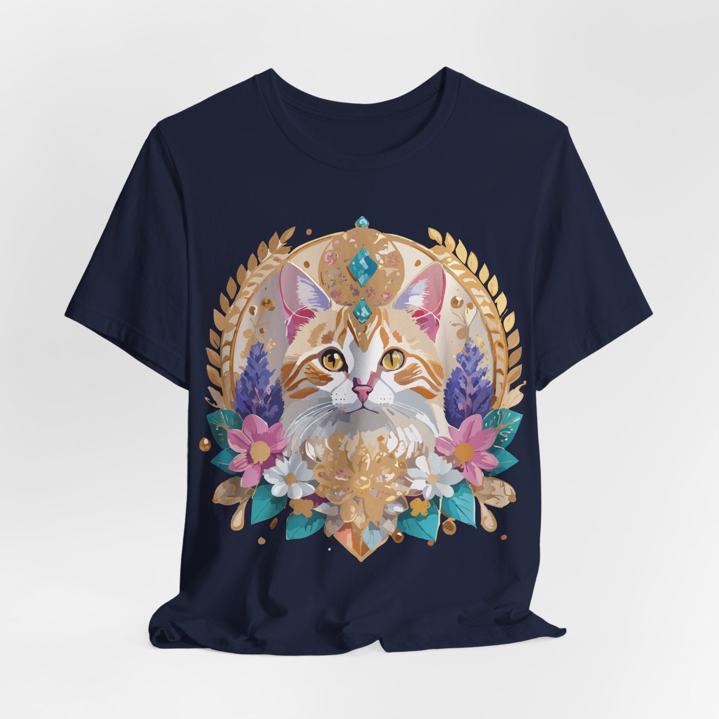 Medallion Graphic Unisex 100 Cotton Vintage Animal Medal Artwork Tee 10