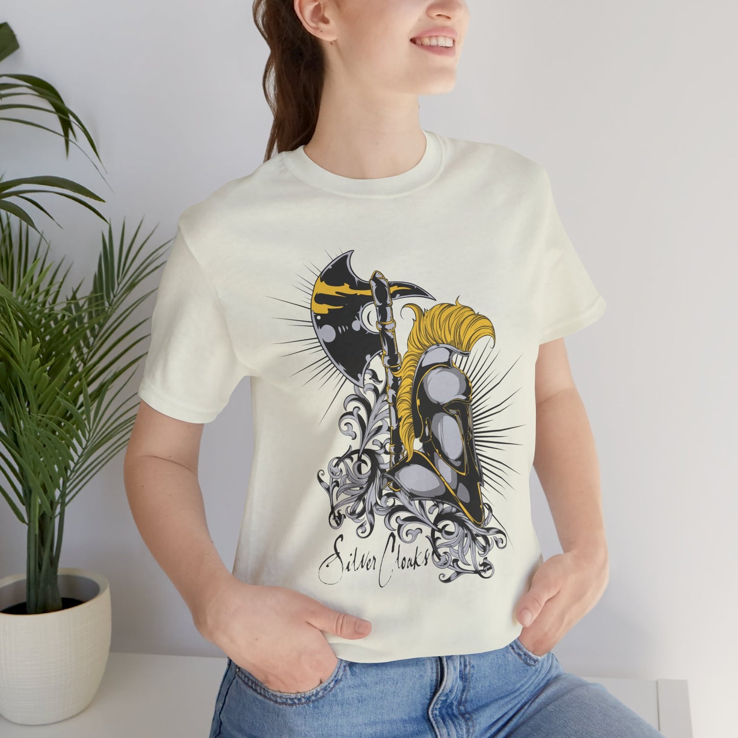 Stylish Armor Graphic Tee, Artistic Tee, Graphic T-Shirt, Artistic Vintage T-Shirt, Vintage Shirt
