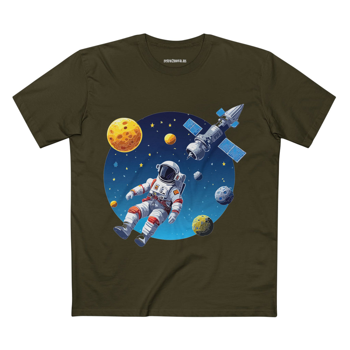 Cosmos Astronaut Graphic Tee Staple Unisex 100 Cotton Tee Shirt - CS-22