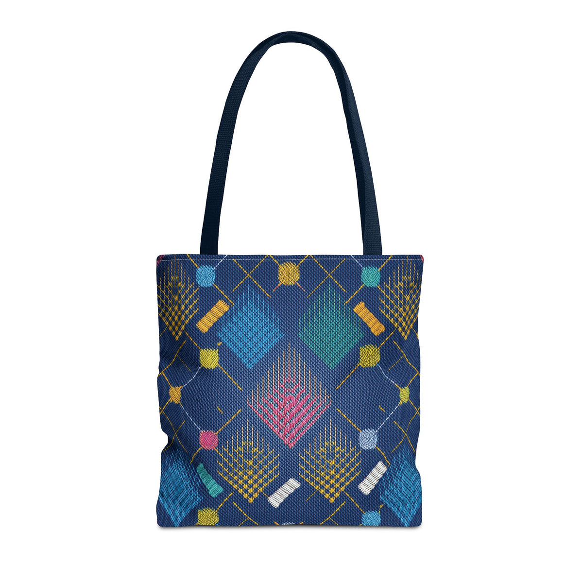 Diwali Graphic Denim Fabric Imitation Print Unisex Canvas Bag Poly Spun 3 Sizes Tote Bag 205-11
