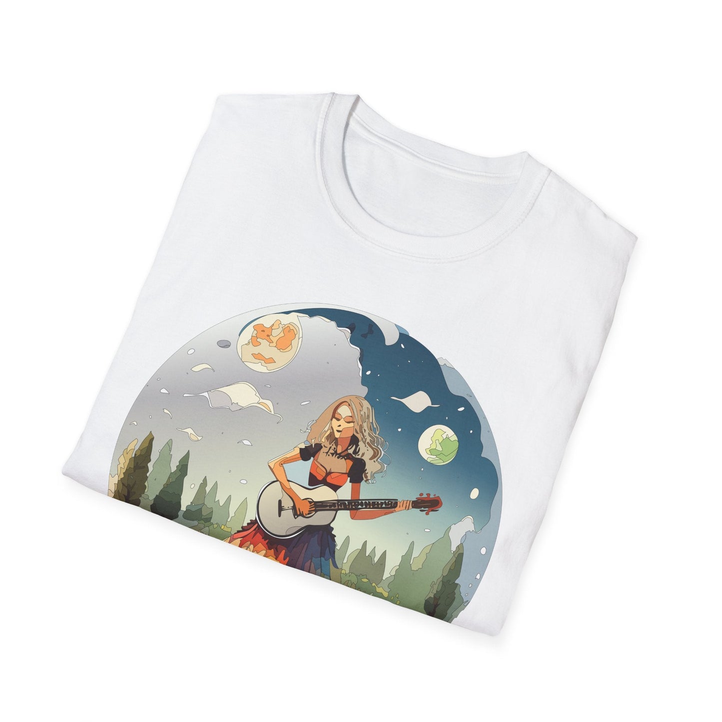 Womens Graphic T Shirts Art Design Tee Softstyle 64000 Ring Spun Cotton Comfort Everyday