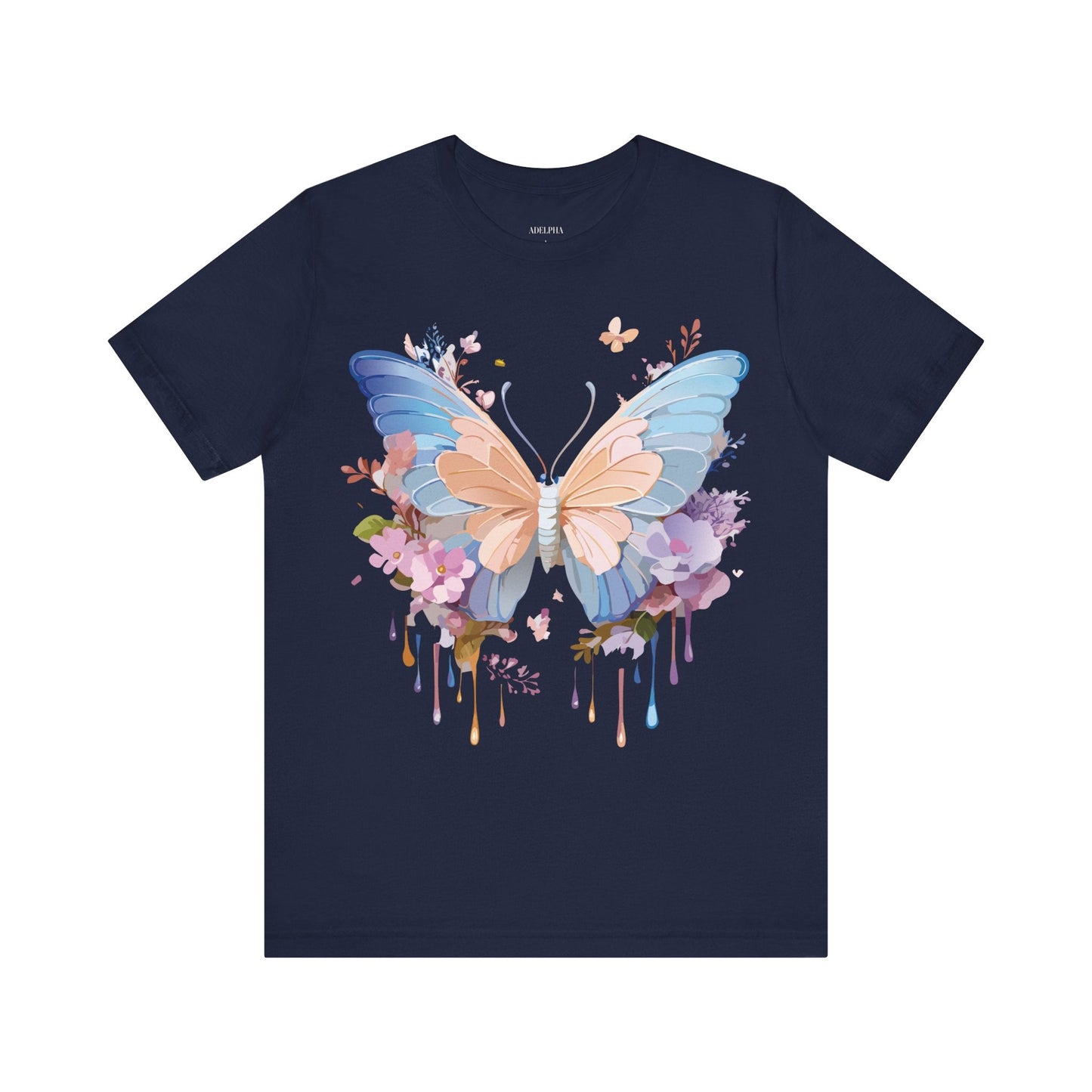 Butterfly Graphic Tee By Adelpha Unisex Short Sleeve Shirt Art Design