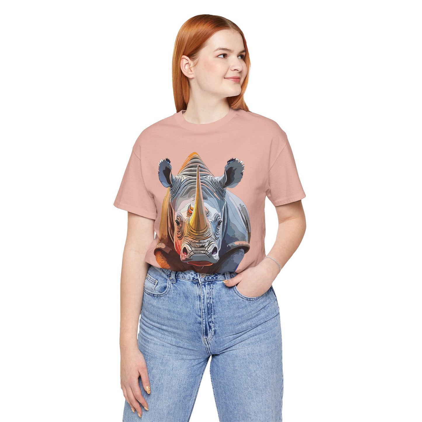 Unisex Animal Graphic Tee Shirt With Art Design Wild Animals Shirt Gildan Softstyle Cotton