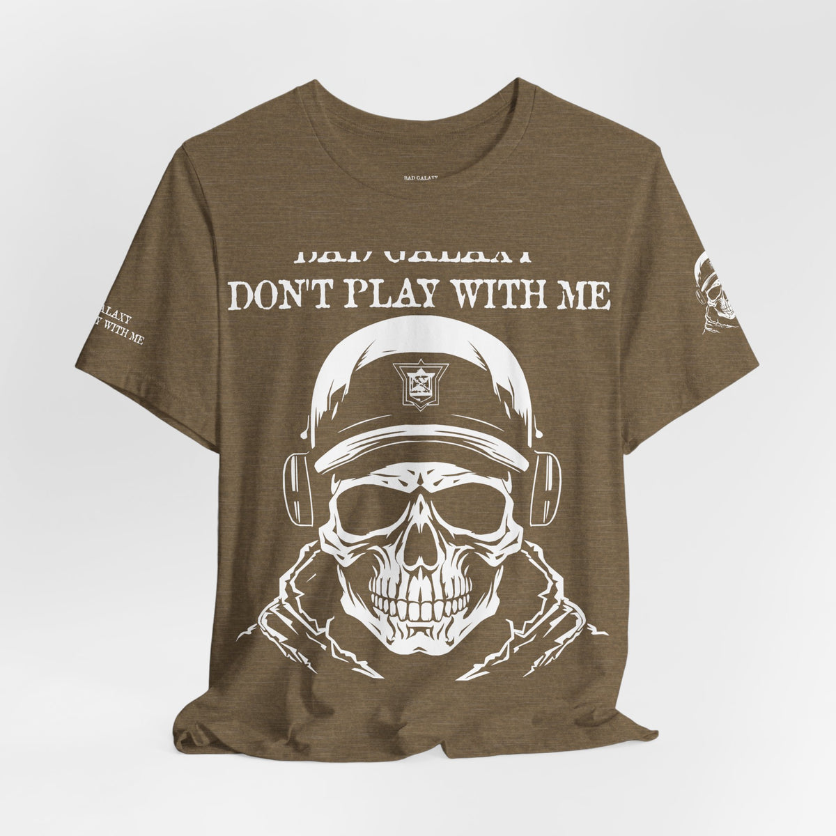 Skull Rock Graphic Unisex Cotton Bella+Canvas Tee with Art Design b44