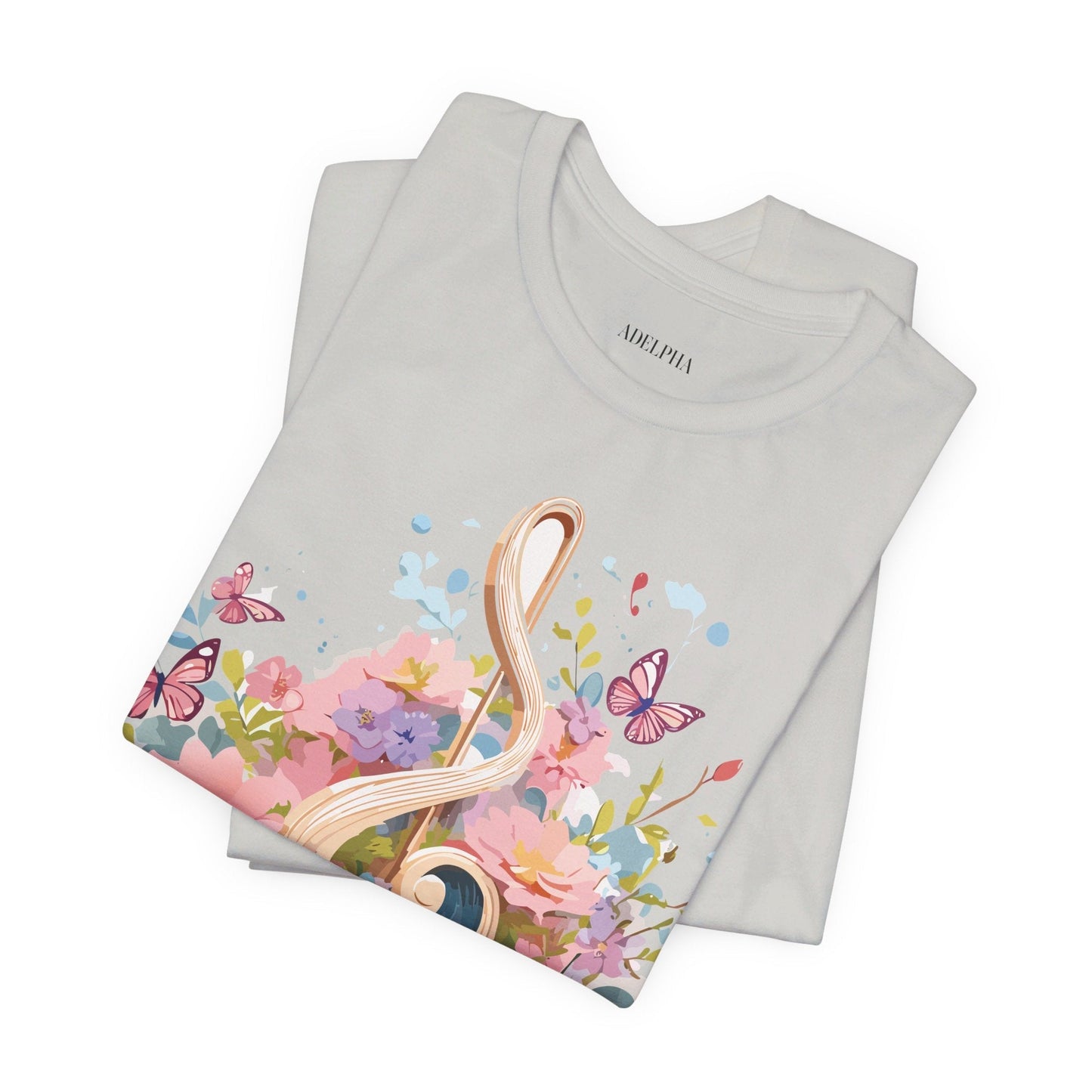 Music Graphic T Shirt Unisex Short Sleeve Adelpha Vintage Inspired Artwork Tee Premium Edition