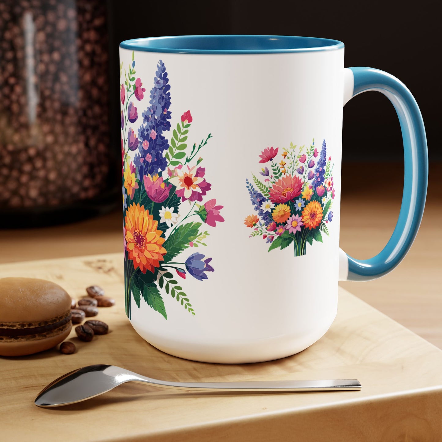 Floral Mug, Floral Cup