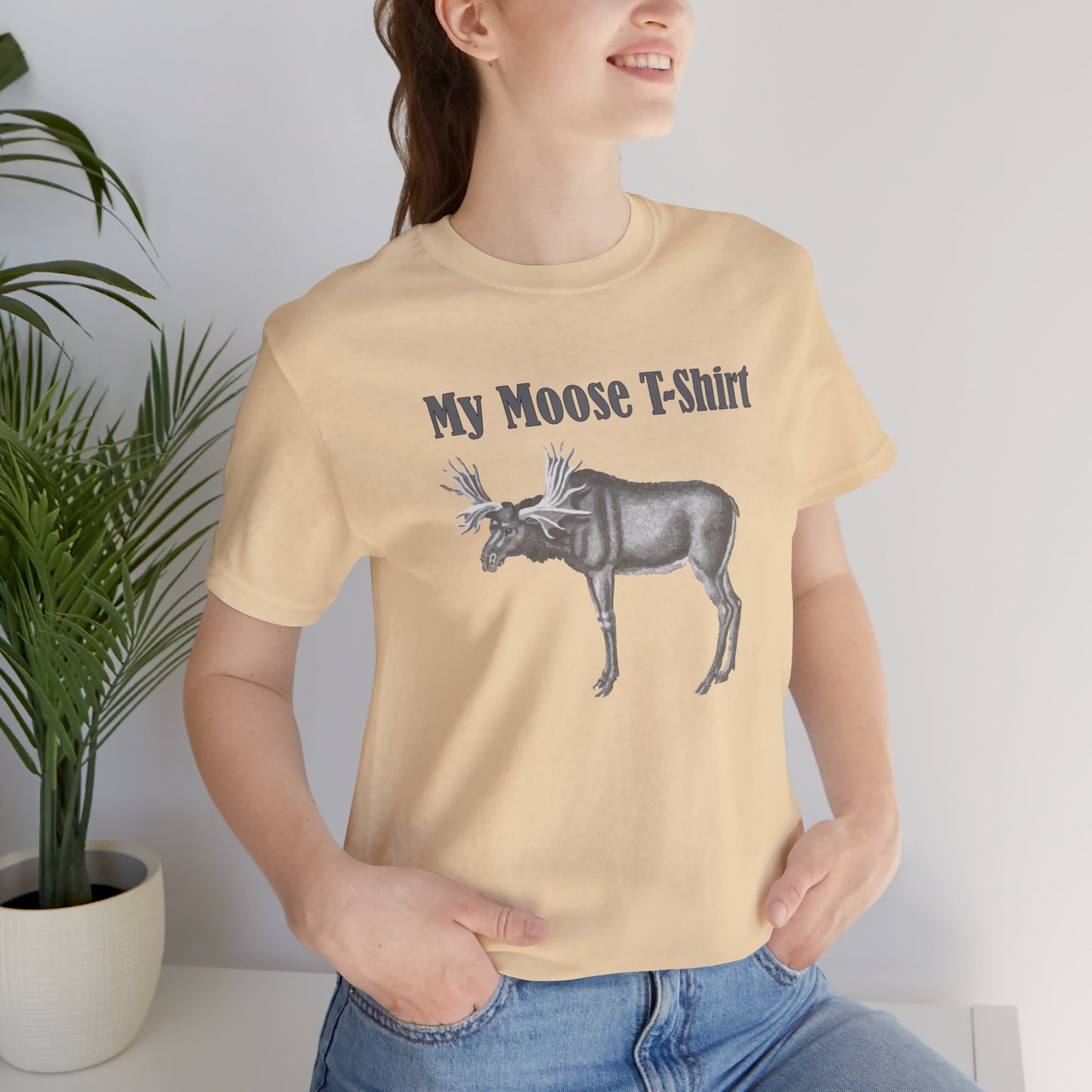 Unisex Cotton Tee Shirt with animals Print