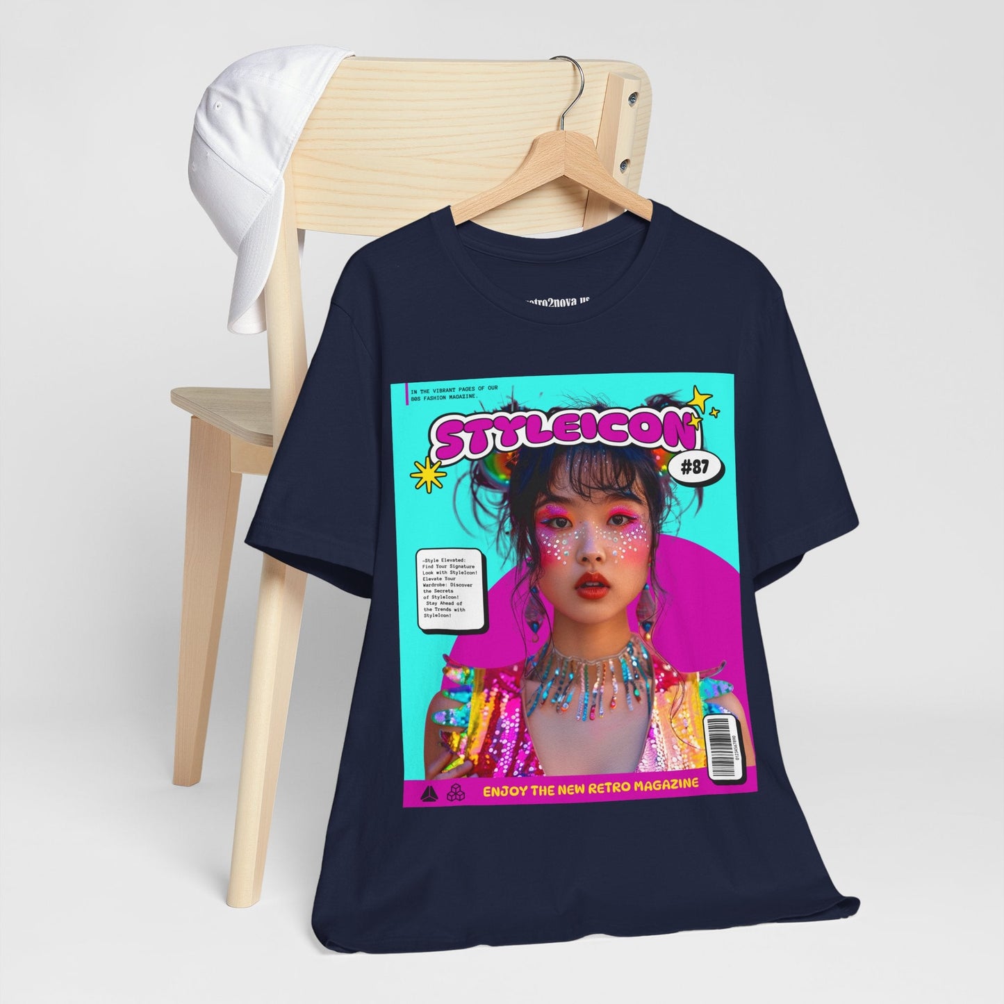 Magazine Cover Shirt Unisex Jersey Short Sleeve Tee Lightweight Breathable Fabric