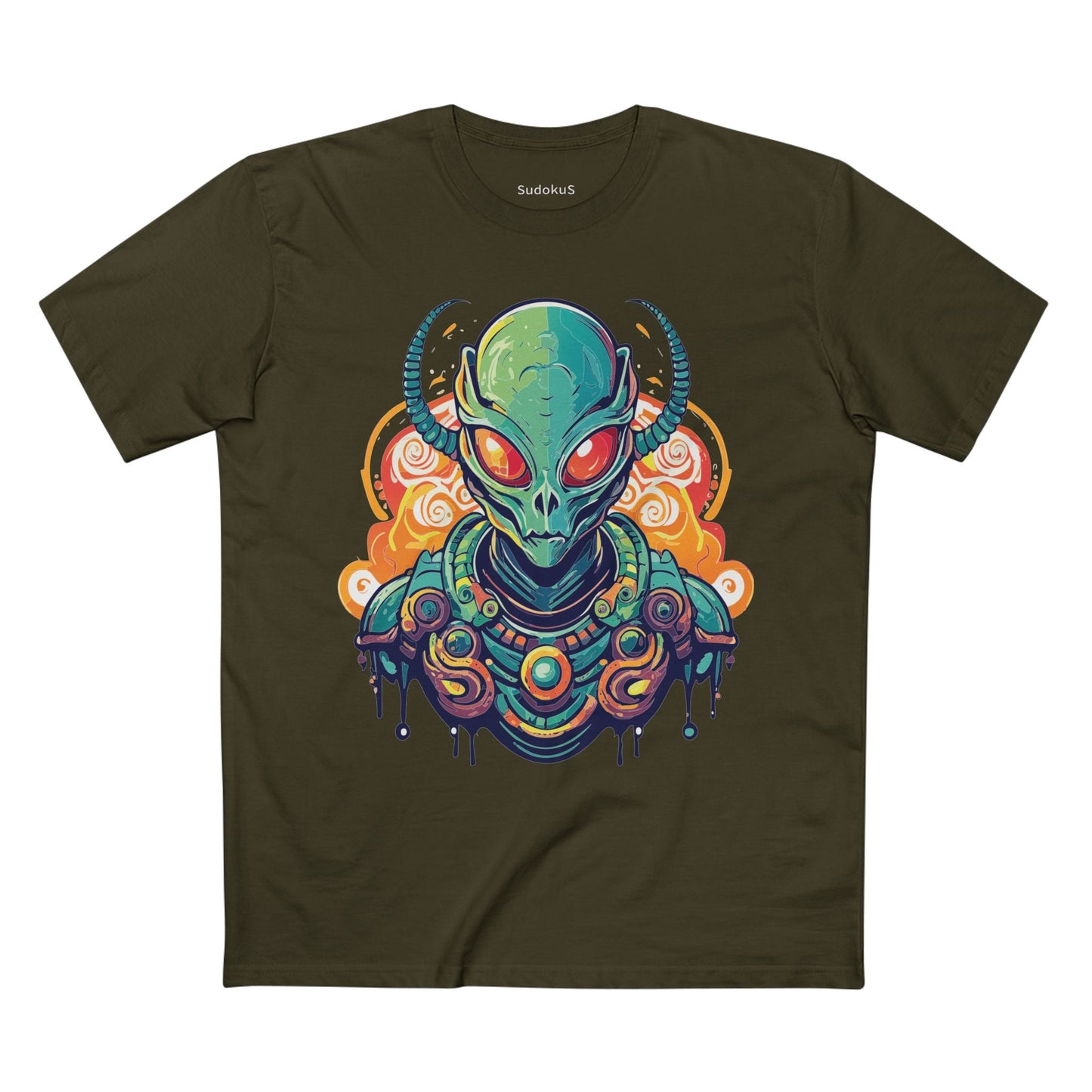Aliens Graphic Unisex 100 Cotton Staple Tee 25
