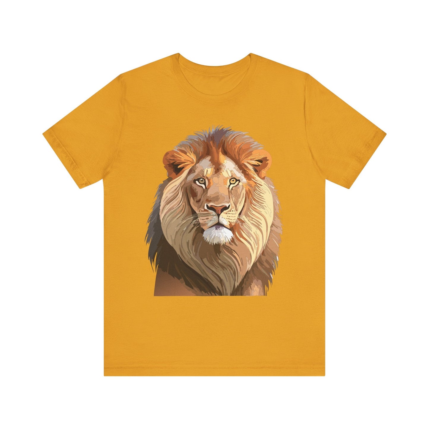 Unisex Animal Graphic Tee Shirt With Wild Animals Art Design For Everyday Wear Casual