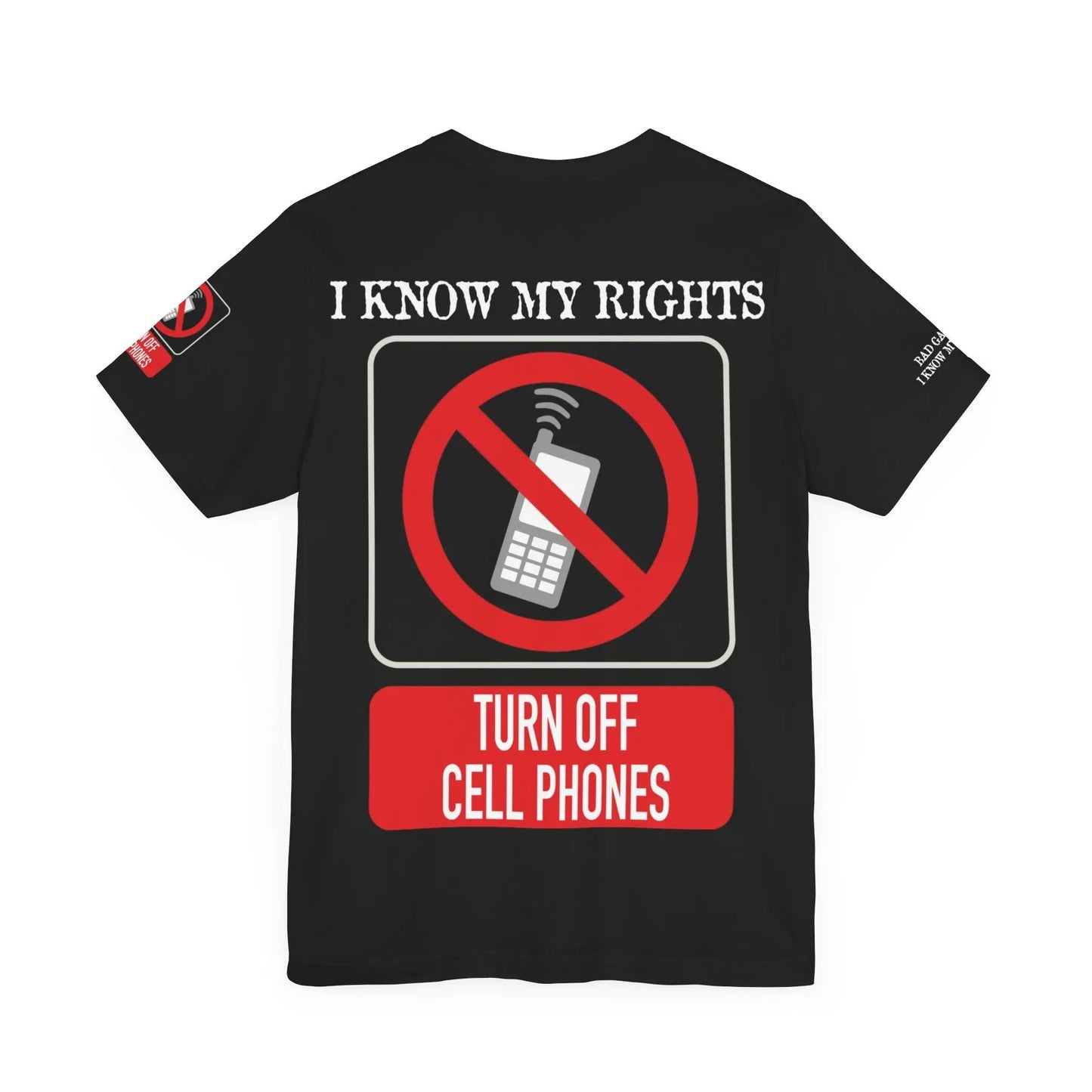 Red Stamp Tee Shirt 100 Percent Cotton From Bad Galaxy Eco Friendly Inks Made To Order In USA
