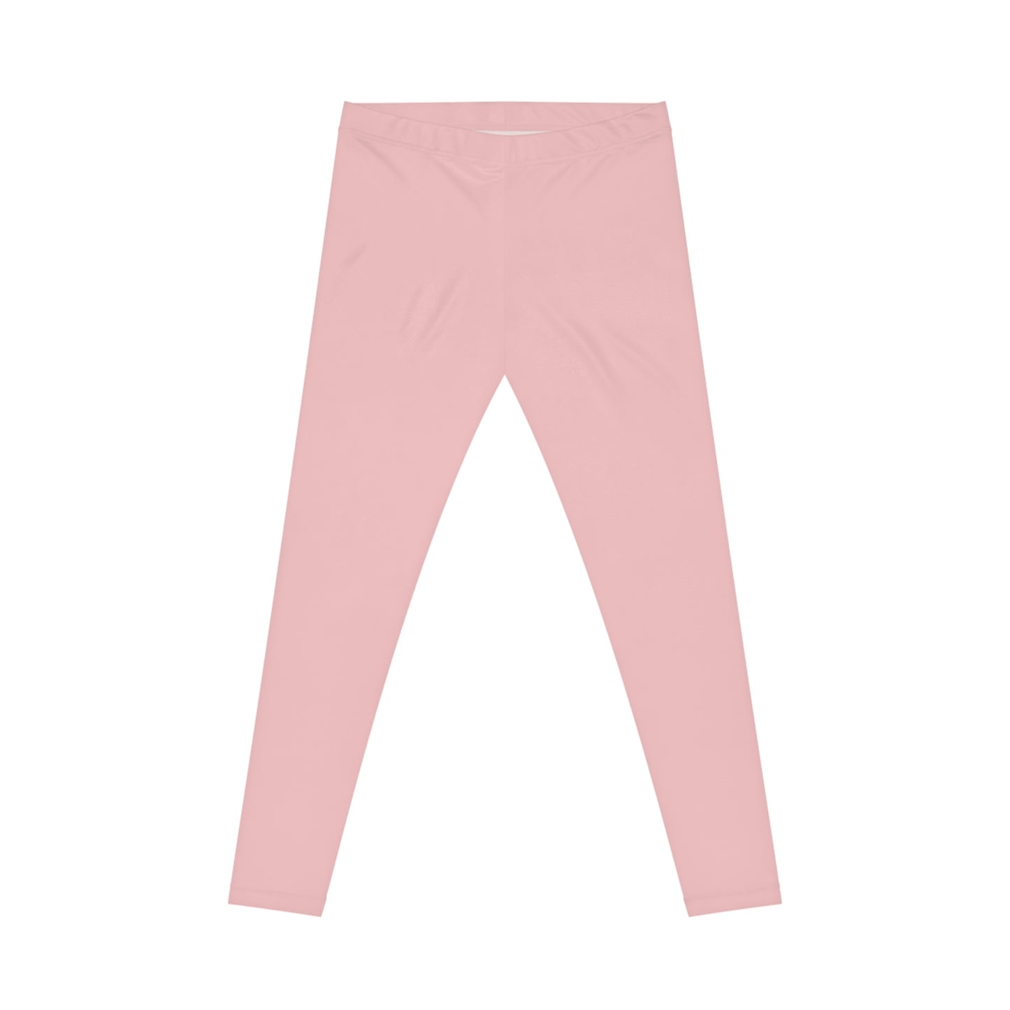 Tea Rose Color Women's Poly-Span Casual Leggings XS-2XL