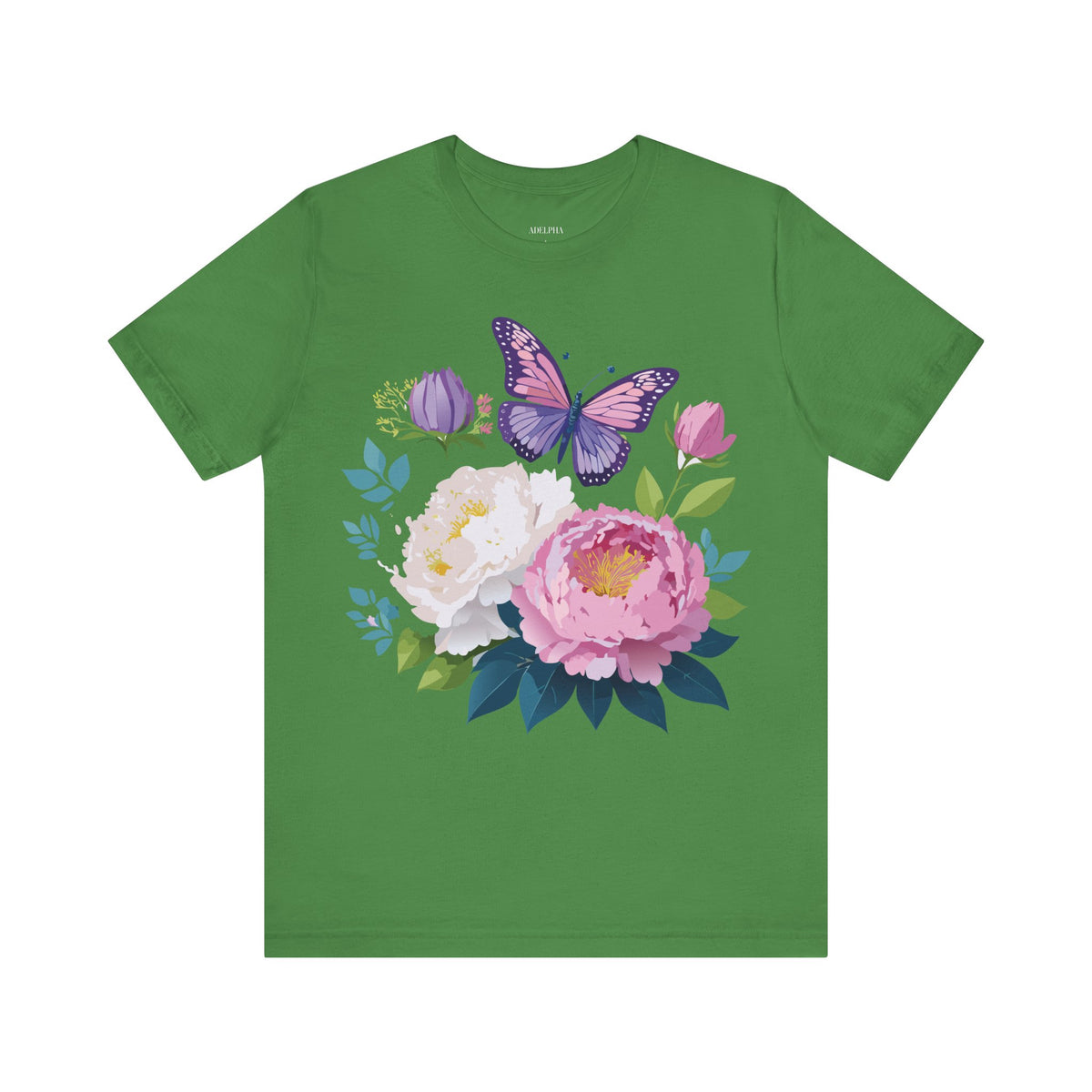 Floral Graphic Tee Shirt - Bella+Canvas Unisex 100 Cotton 35