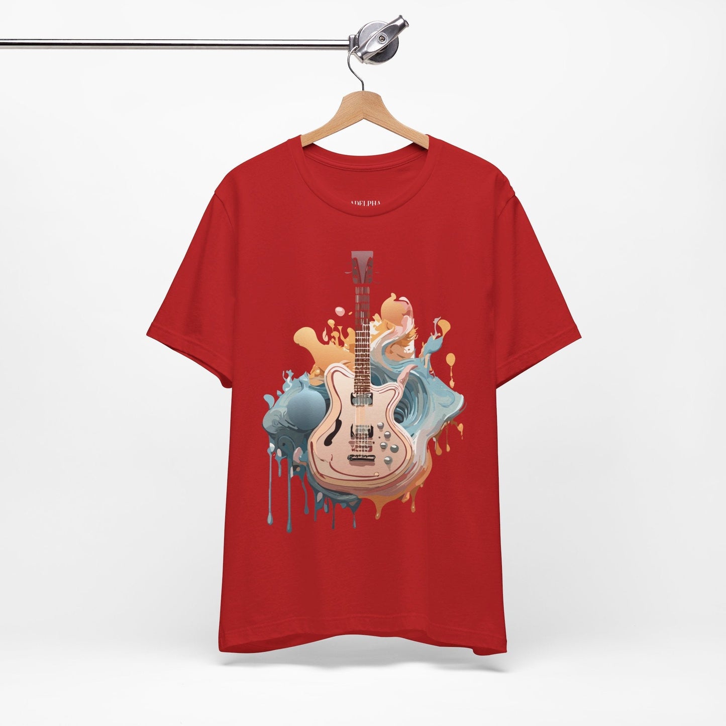 Adelpha Vintage Inspired Graphic Tee Unisex Jersey Short Sleeve Music Design Collectible