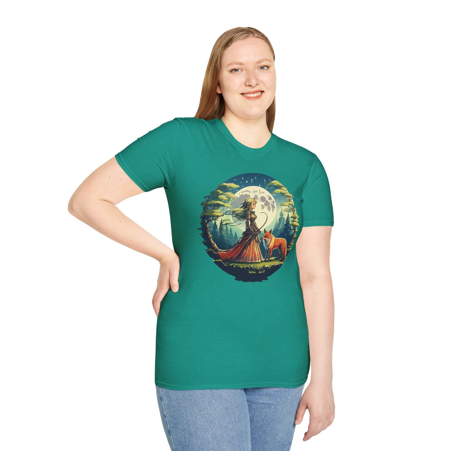 Womens Graphic T Shirt Art Design Tee Softstyle 64000 Gildan Unisex Cotton Comfort Tee