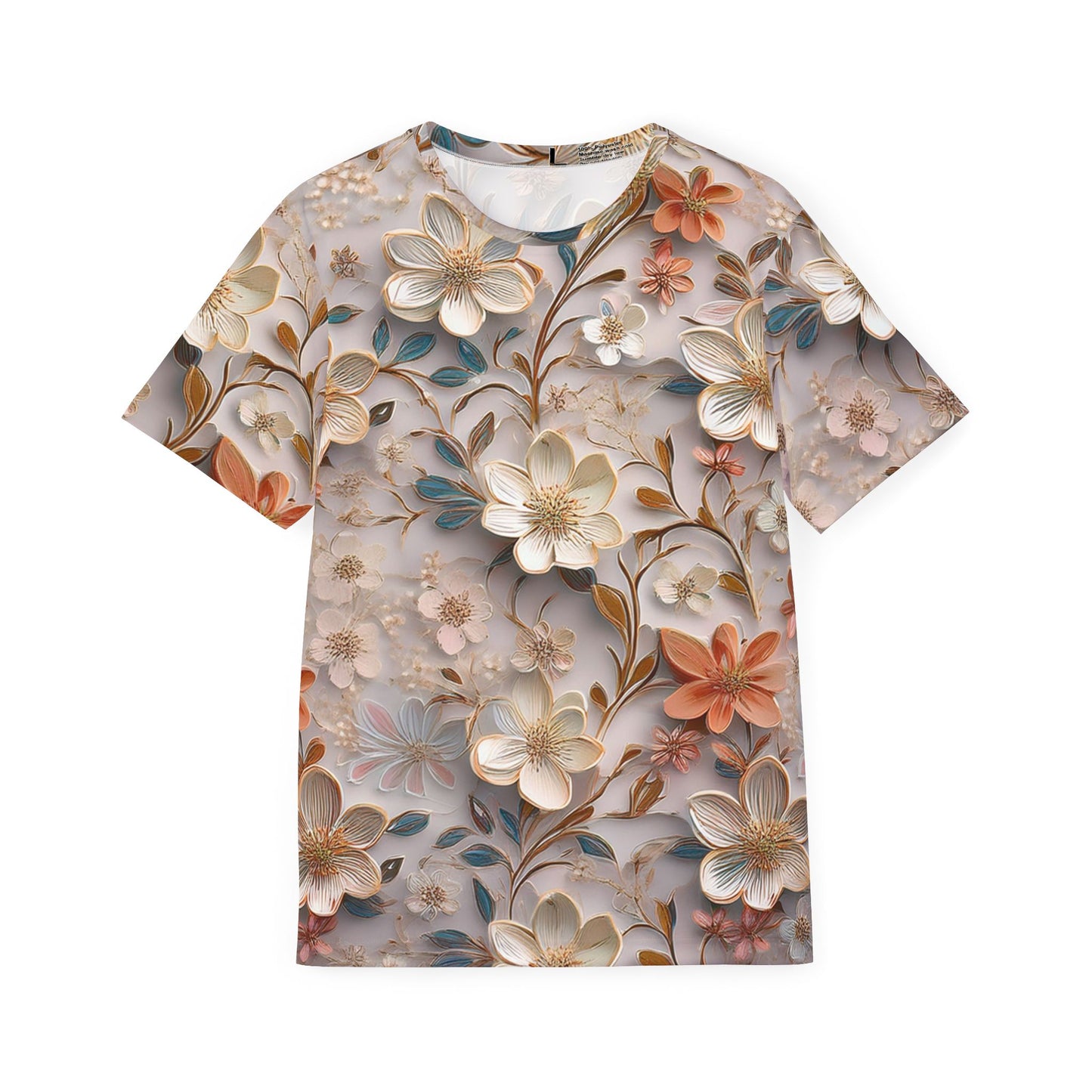 Unisex Floral Shirt, Floral Tee Shirt, Floral T-Shirt, T Shirt with Flowers 13