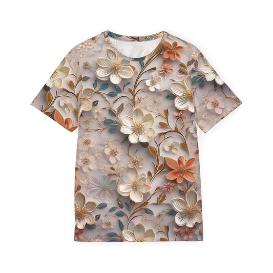 Unisex Floral Shirt, Floral Tee Shirt, Floral T-Shirt, T Shirt with Flowers 13