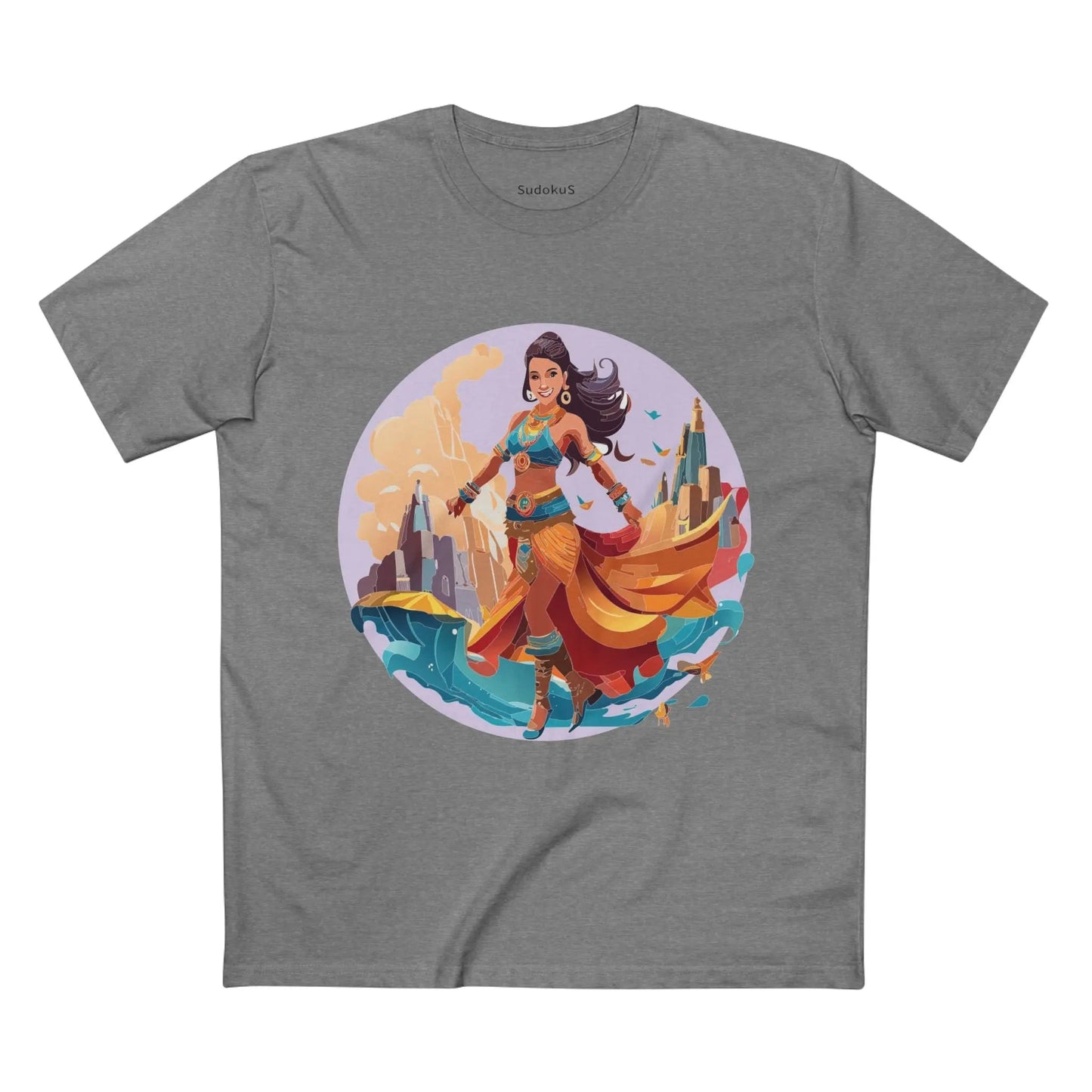 Dancer Graphic Unisex 100 Cotton Staple Tee 8
