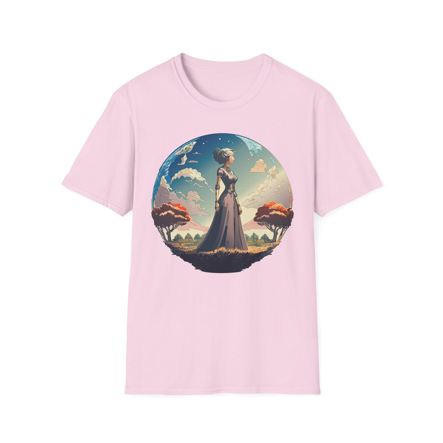 Womens Graphic T Shirt Art Design Tee Gildan Softstyle 64000 Unisex Cotton Short Sleeve