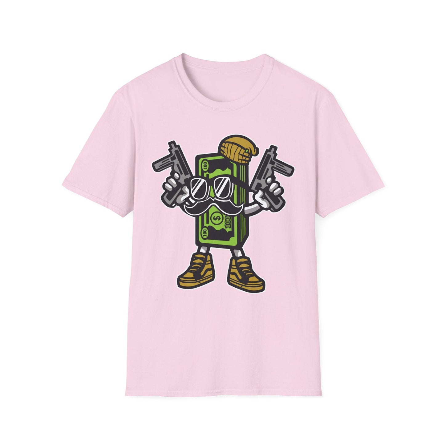 Cartoon T Shirt Animation Tee Funny Graphic Unisex Gildan Softstyle 64000 Cotton
