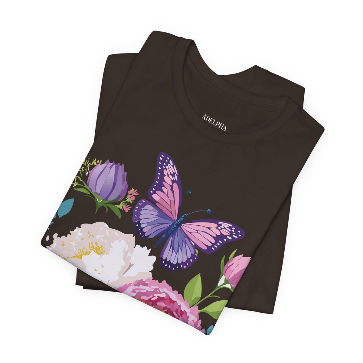 Floral Graphic Tee Shirt - Bella+Canvas Unisex 100 Cotton 35