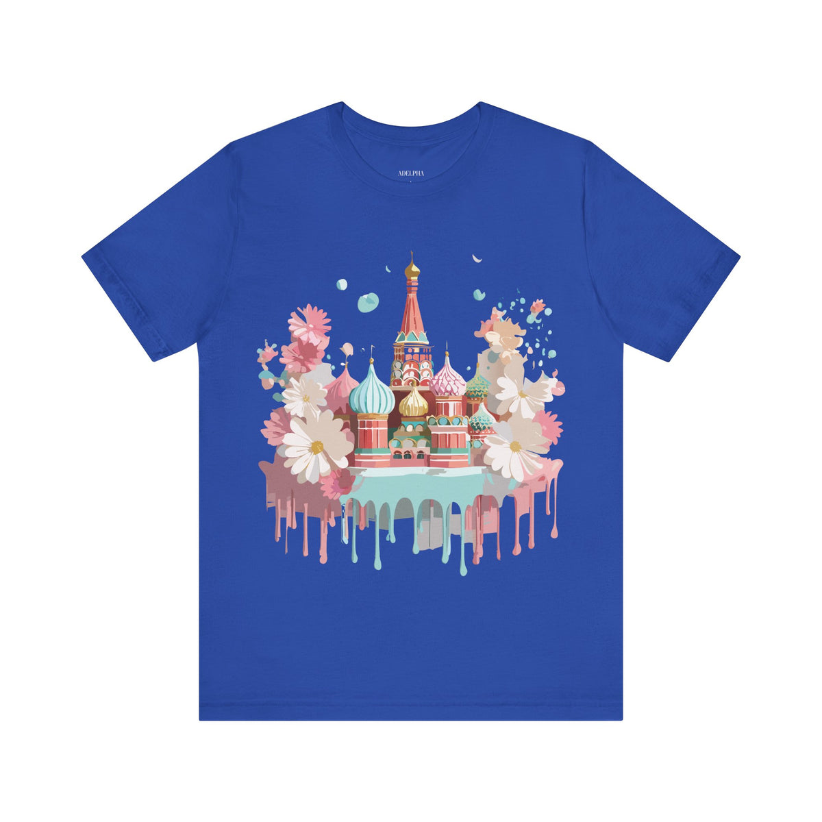 Graphic Unisex Cotton Bella+Canvas Tee Shirt with Moscow