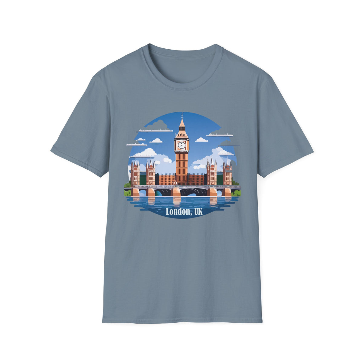 Big Ben London Skyline T-Shirt | London UK Landmark Tee