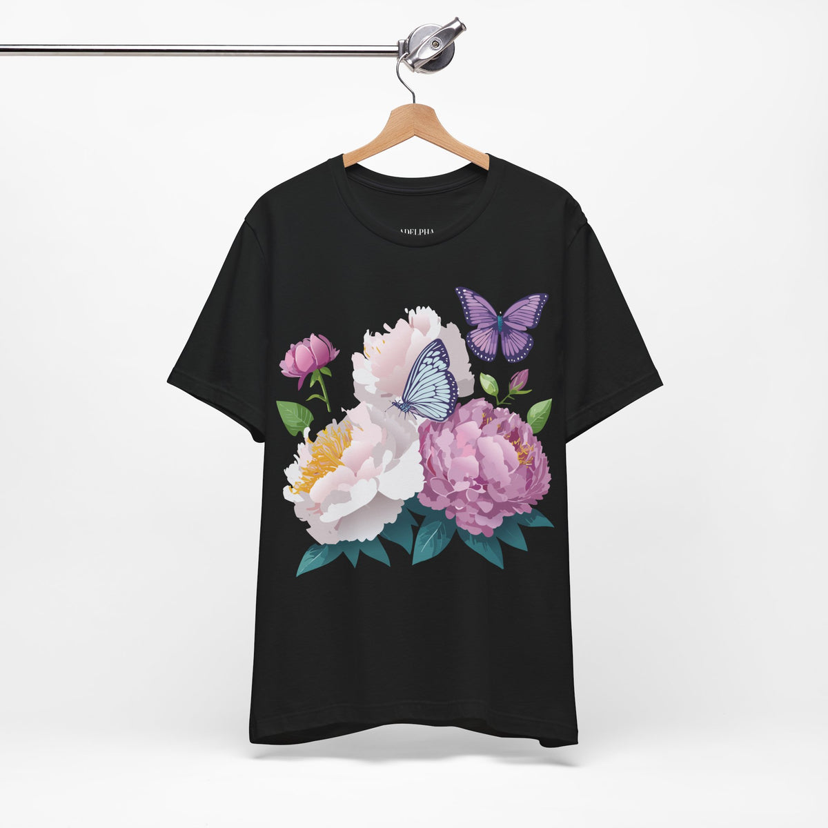 Floral Graphic Tee Shirt - Bella+Canvas Unisex 100 Cotton 34