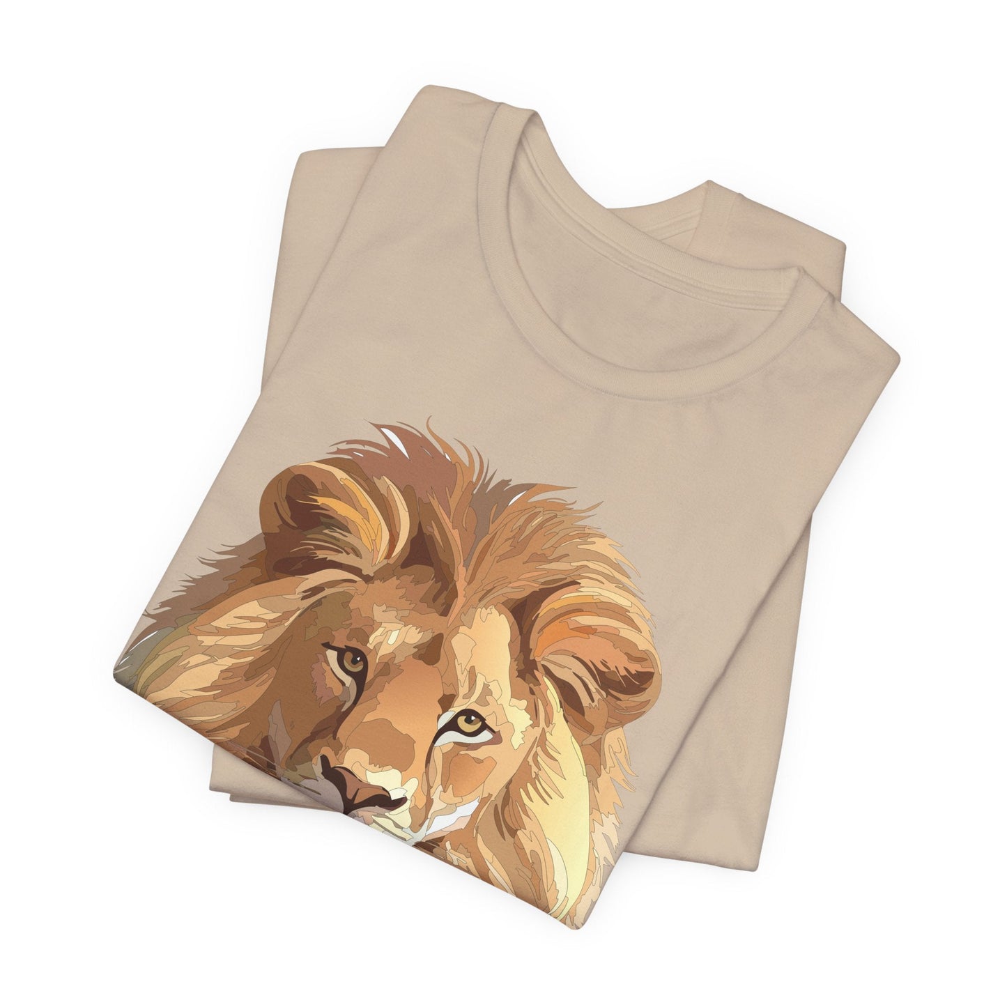 Unisex Animal Art Tee Shirt With Wild Animals Design Gildan 64000 Softstyle Cotton
