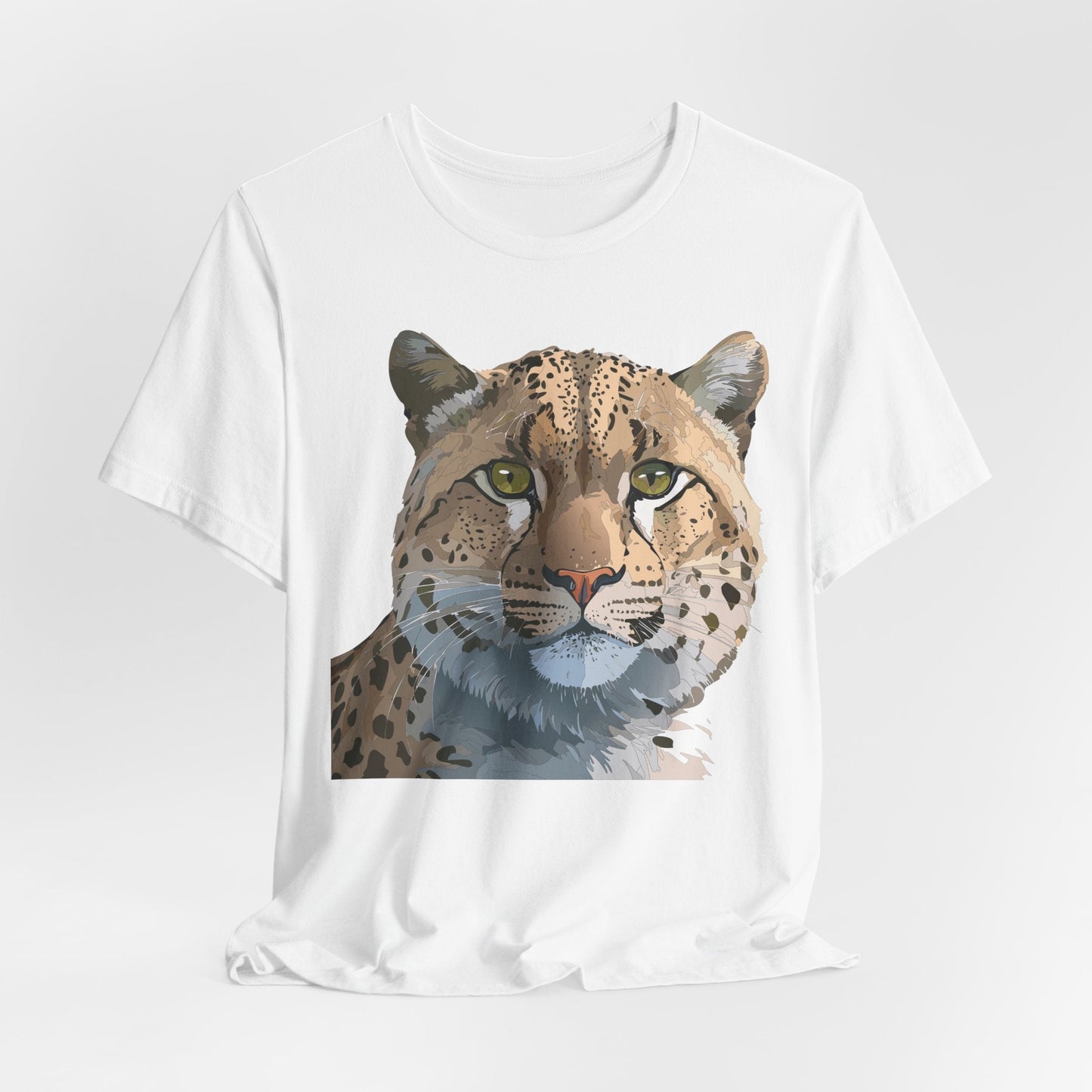 Unisex Animal Shirt With Animals Art Design Tee Short Sleeve Wildlife Print Tee Shirt