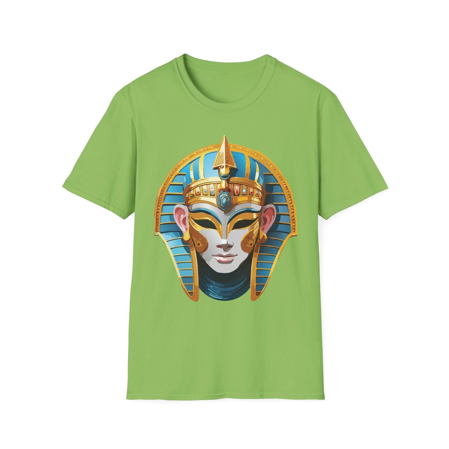 Mask Design Tee Shirt For Unisex Comfort Gildan Softstyle 64000 Ring Spun Cotton