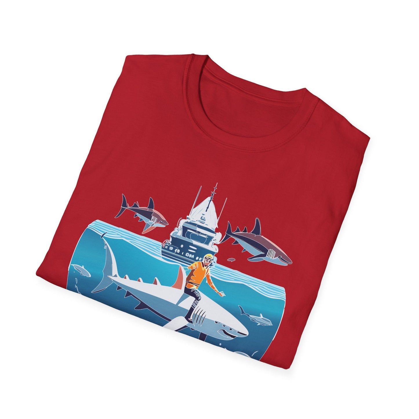 Ocean Graphic Unisex Softstyle Cotton Tee 3
