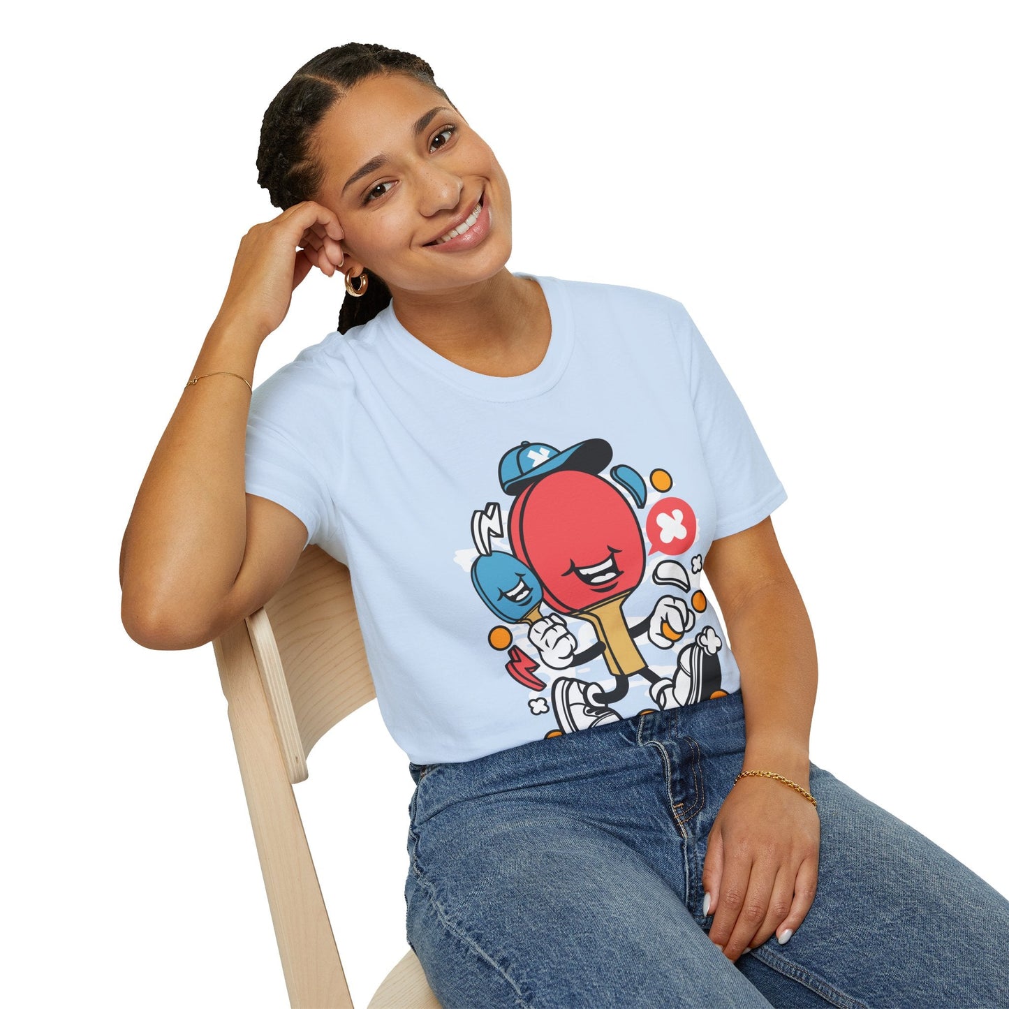 Unisex Cartoon T Shirt Animation Funny Tee Gildan Softstyle 64000 100 Percent Ring Spun Cotton