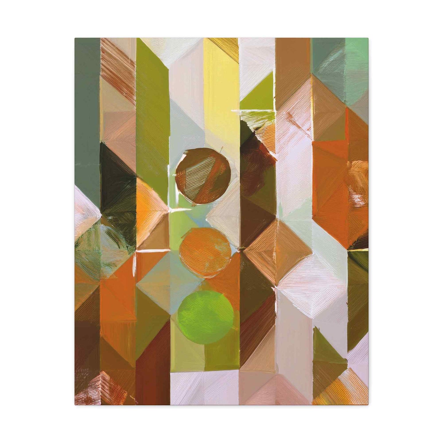 Abstract Geometric Painting Print Canvas 20x24,20x30,24x30 24x32,24x36,30x40 32x48,36x48,40x60 Pine-Wood Inner Frame ABS-56